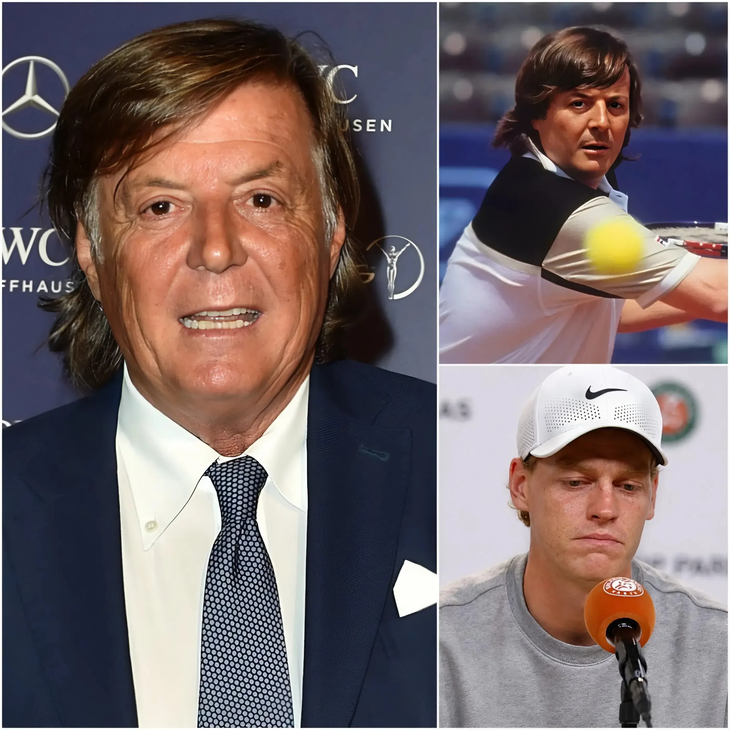 Cover Image for 🥲 TRISTE NOTIZIA: Solo 10 minuti fa, Jannik Sinner ha espresso le sue più sentite condoglianze alla leggenda del tennis italiano Adriano Panatta in questo momento difficile. Maggiori dettagli nel primo commento. 👇