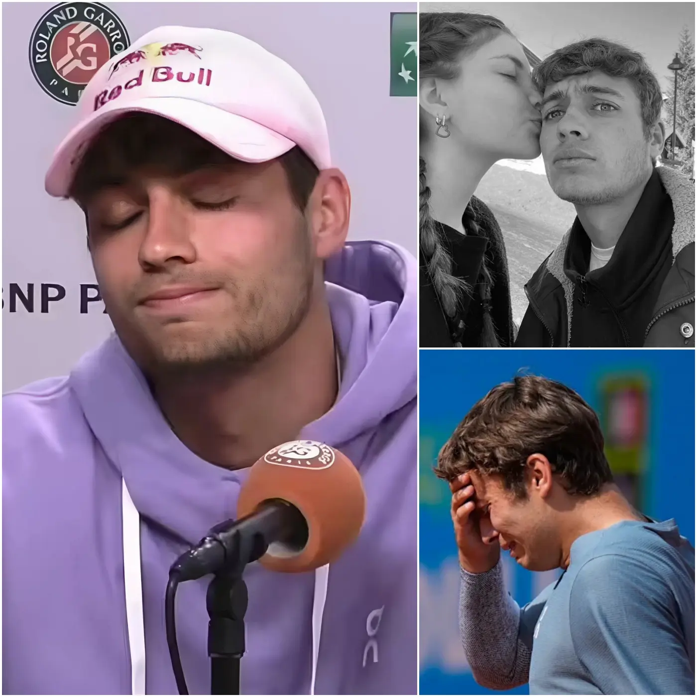 Cover Image for 💔😢 « I NOSTRI CUORI SONO SPEZZATI ! »Solo poche ore prima della finale di Roland-Garros contro Alexander Zverev, tutto il mondo del tennis ha rivolto le sue più sincere condoglianze a Flavio Cobolli dopo che ha