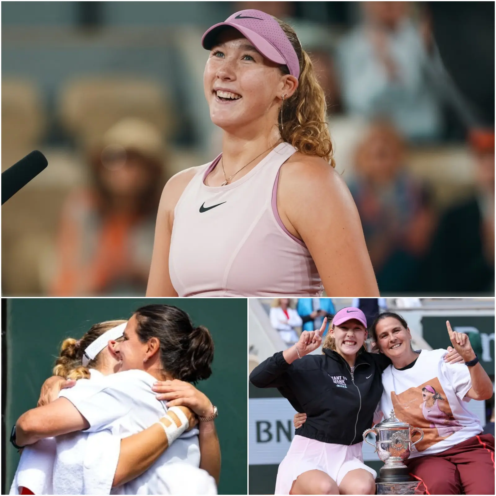 Cover Image for 🏆❤️ Mirra Andreeva moved the tennis world to tears after her victory at Roland Garros 2026.