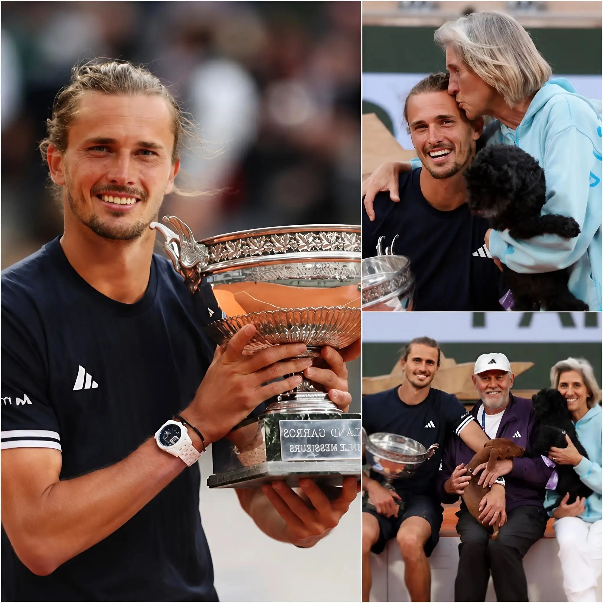 Cover Image for “MOM, I DID IT!” — Last night wasn’t just a victory; it was a moment where a rising star proved, simply, that he was his mother’s beloved son. Under the dazzling lights of the Roland Garros 2026 stadium