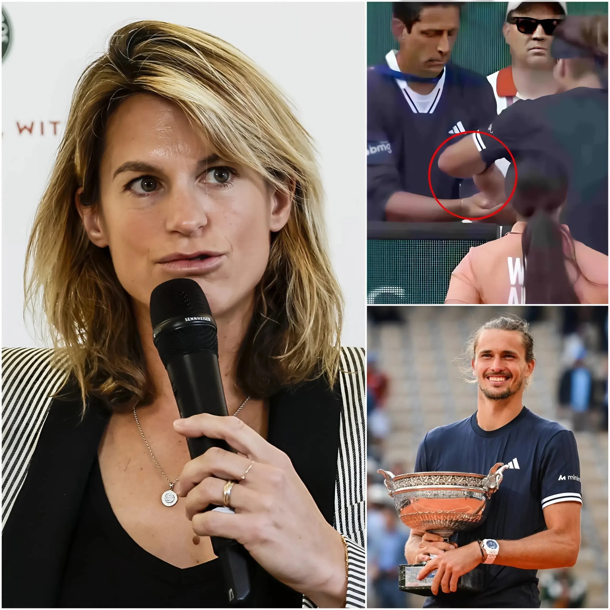 Cover Image for 🚨 ANNONCE CHOC DE ROLAND-GARROS : « LE RÉSULTAT DE L’ENQUÊTE EST DISPONIBLE » – Après plusieurs heures de controverse autour des accusations selon lesquelles Alexander Zverev aurait utilisé des substances stimulantes spéciales lors du match sans la supervision des autorités sanitaires.