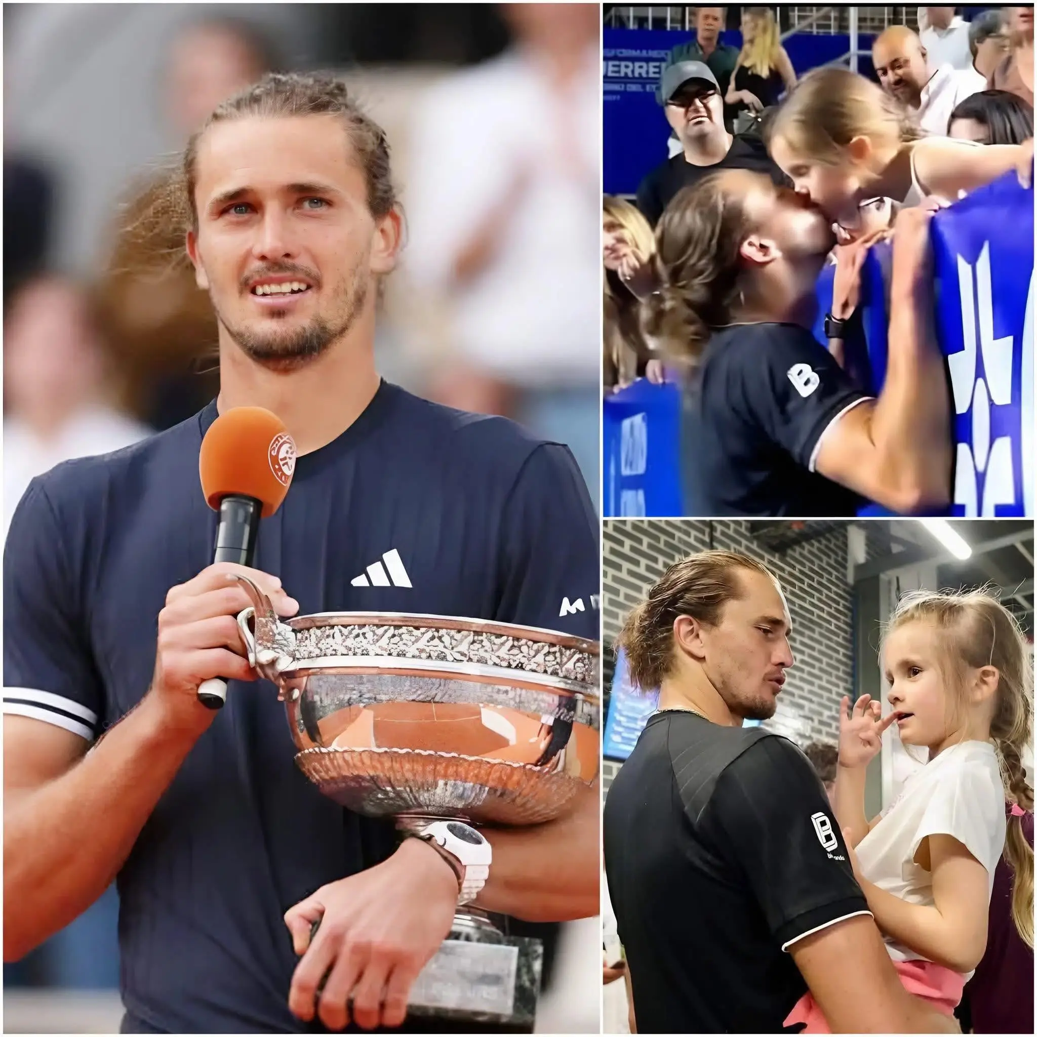 Cover Image for 🎾😭 « A MI QUERIDA HIJA… A PARTIR DE HOY, PODRÁS DECIR ORGULLOSAMENTE AL MUNDO ENTERO QUE TU PADRE ES UN CAMPEÓN Y QUE YA NO ES EL HOMBRE QUE SIEMPRE TERMINABA SEGUNDO EN LOS MOMENTOS MÁS DOLOROSOS… »