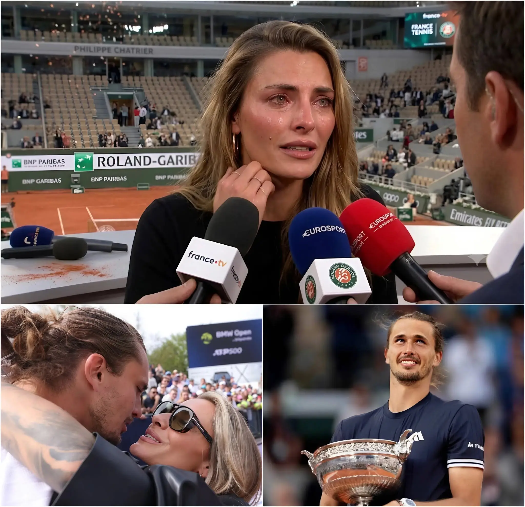 Cover Image for 💛🎾 “GRACIAS A TODOS POR SEGUIR CREYENDO EN ALEXANDER, INCLUSO CUANDO MUCHOS YA HABÍAN DEJADO DE CREER EN ÉL…” — Sophia Thomalla rompió en lágrimas al revelar la conmovedora historia detrás de la histórica victoria de Alexander Zverev en Roland Garros 2026.