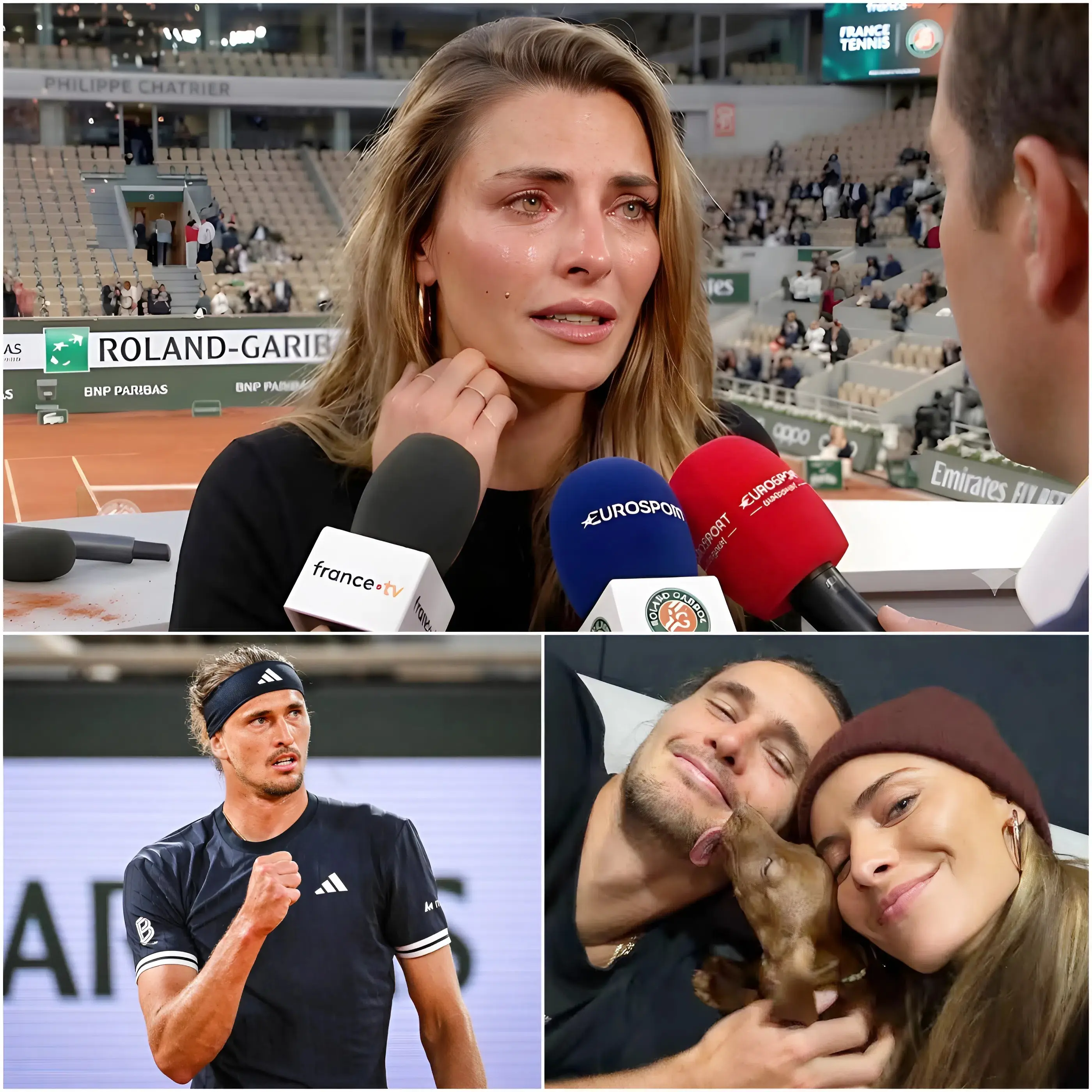 Cover Image for 💛🎾 «GRACIAS A TODOS POR SEGUIR CREYENDO EN ALEXANDER, INCLUSO CUANDO MUCHOS YA HABÍAN DEJADO DE CREER EN ÉL…» — Sophia Thomalla se emocionó hasta las lágrimas al revelar la conmovedora historia detrás de la histórica victoria de Alexander Zverev en Roland-Garros 2026.