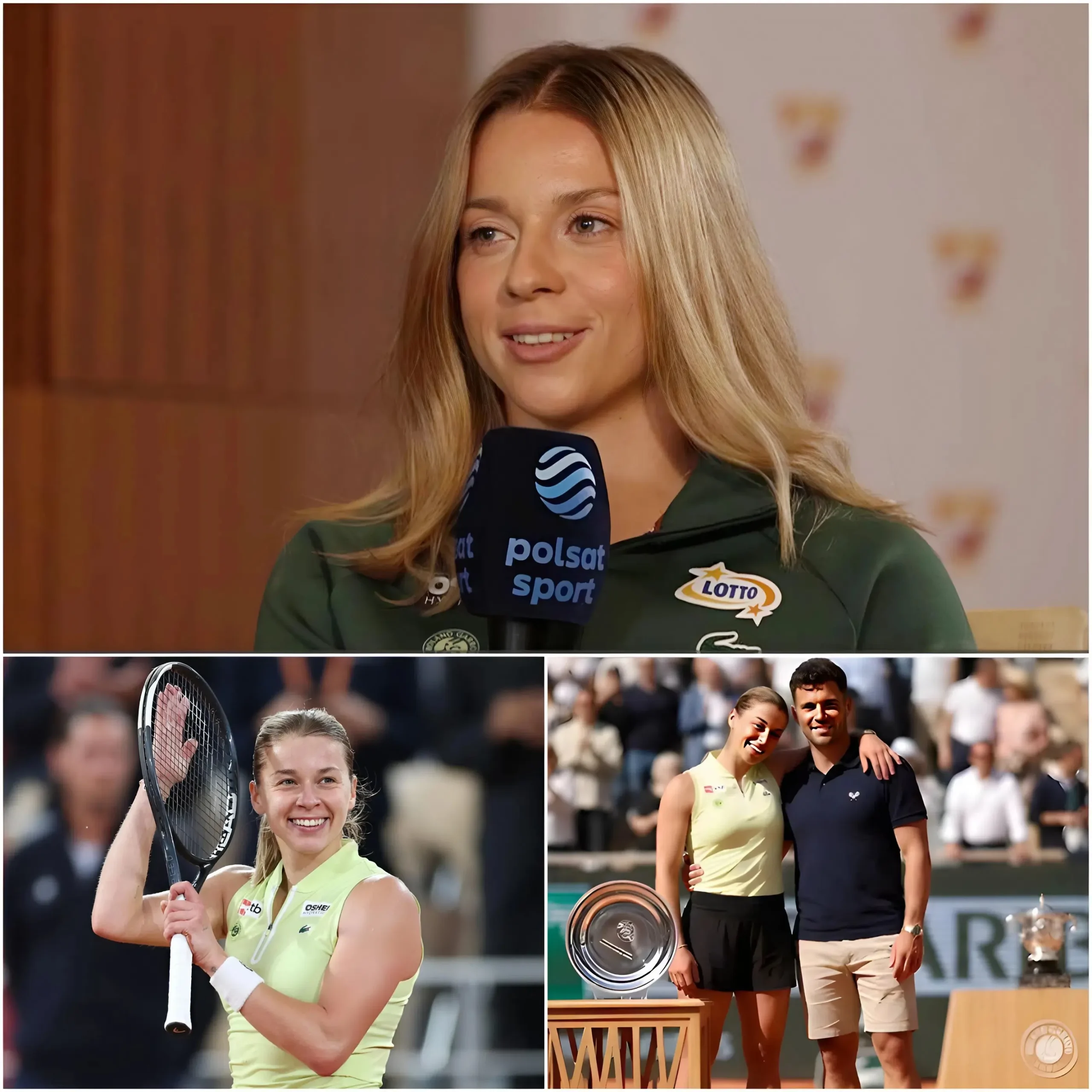 Cover Image for ✨🎾 « Pour être honnête, il y a une personne que je voulais remercier depuis très longtemps… » — Finaliste de Roland-Garros 2026, Maja Chwalińska a finalement brisé le silence au sujet de la personne mystérieuse qui est restée à ses côtés dans les bons comme dans les mauvais moments