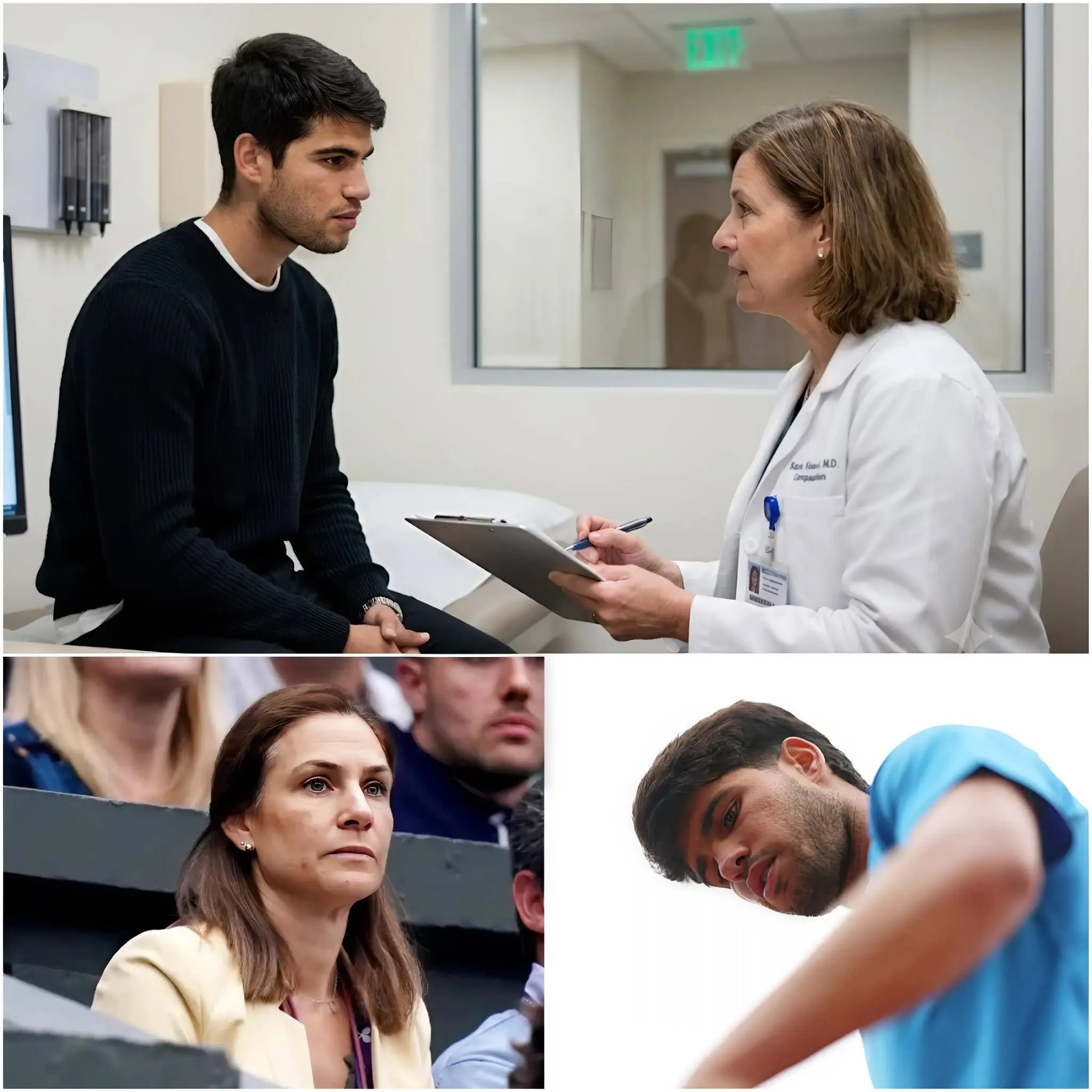 Cover Image for ❌ “PREOCUPACIÓN GENERALIZADA EN EL MUNDO DEL TENIS TRAS LAS PRUEBAS MÉDICAS DE CARLOS ALCARAZ” — El mundo del tenis se ha visto sorprendido por la preocupación tras la realización de controles médicos preventivos por parte de Carlos Alcaraz en el Hospital Virgen de la Arrixaca, en España.