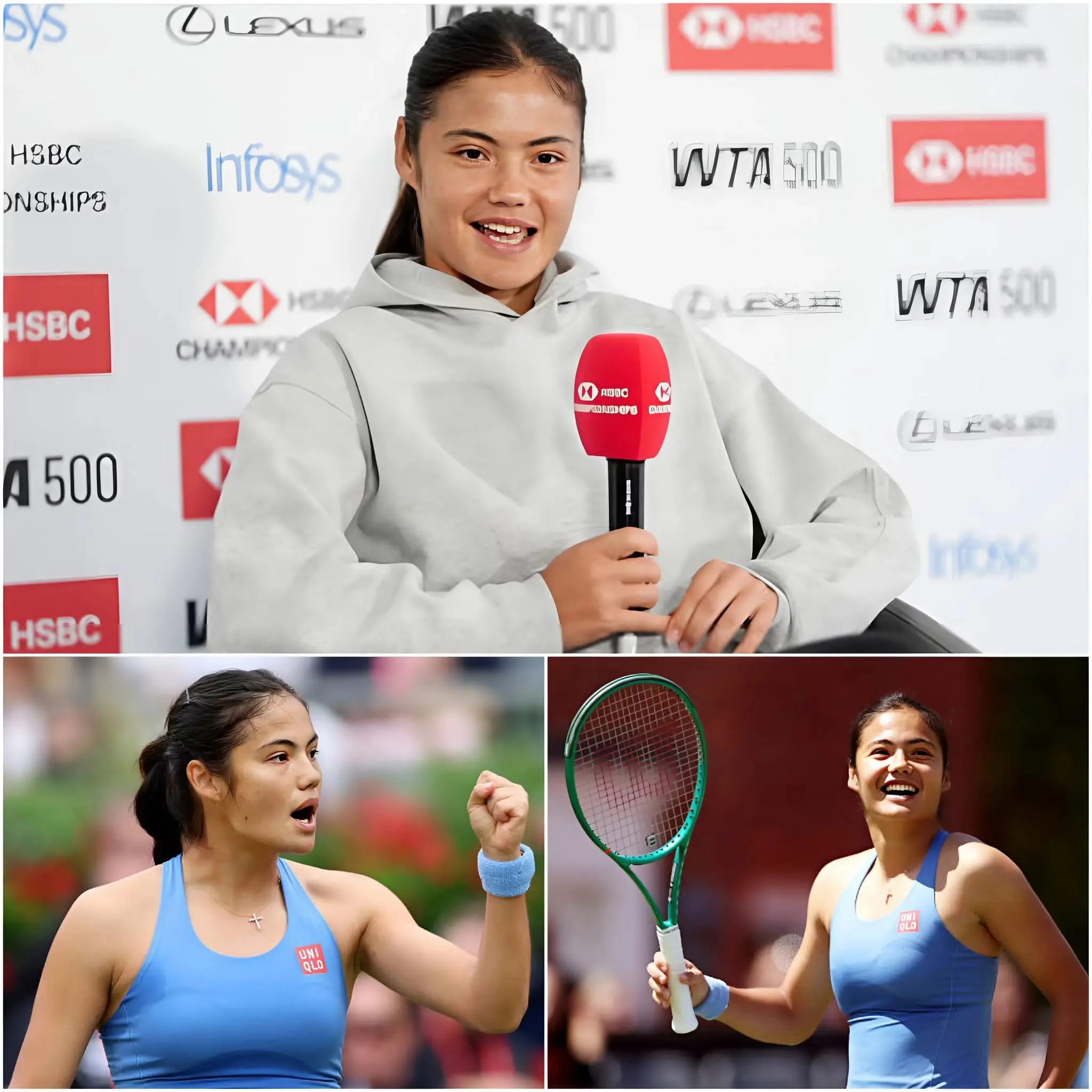 Cover Image for ❤️🎾 “I NEVER STOPPED BELIEVING…” — Emma Raducanu left the crowd in tears after her emotional Round of 16 victory at the 2026 HSBC Championships.
