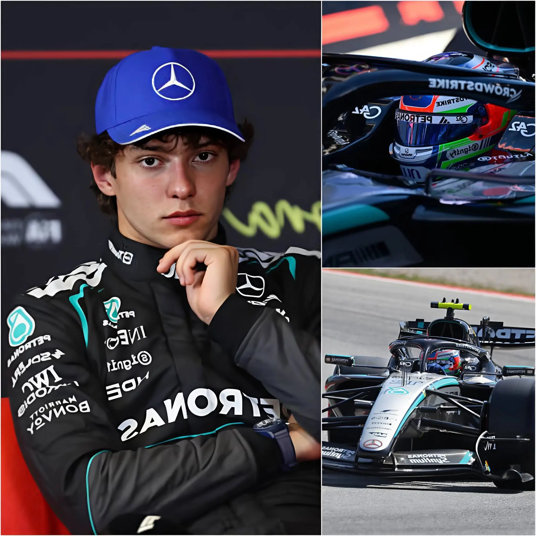 Cover Image for 🔥 UNEXPECTED DRAMA AT MERCEDES: Kimi Antonelli found his speed, his confidence, and the perfect balance with his car — but still couldn’t achieve his goal!