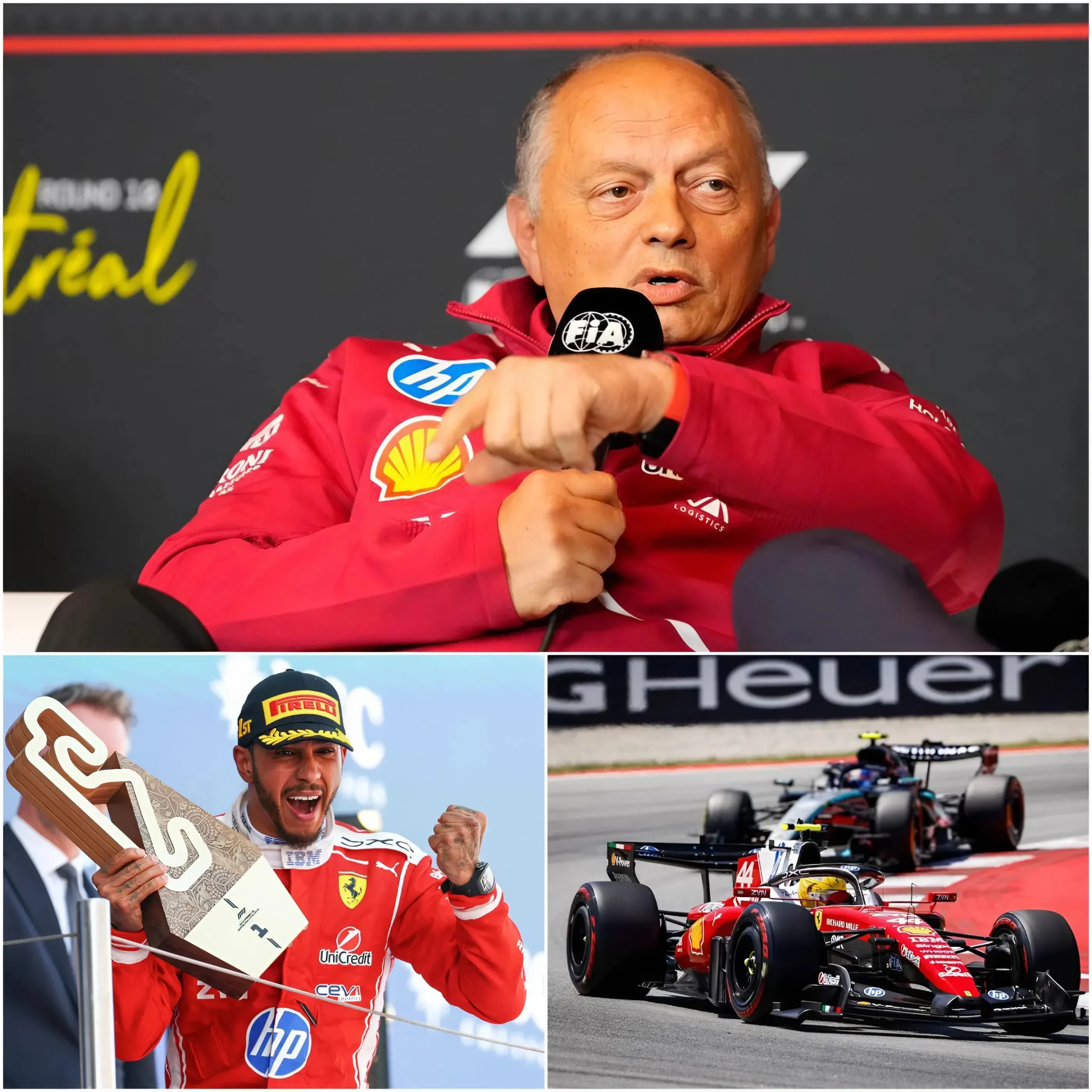 Cover Image for 🚨 “QUESTA È LA NOSTRA DECISIONE FINALE” — La Ferrari annuncia ufficialmente il futuro di Lewis Hamilton dopo la vittoria al Barcelona-Catalunya Grand Prix 👇👇