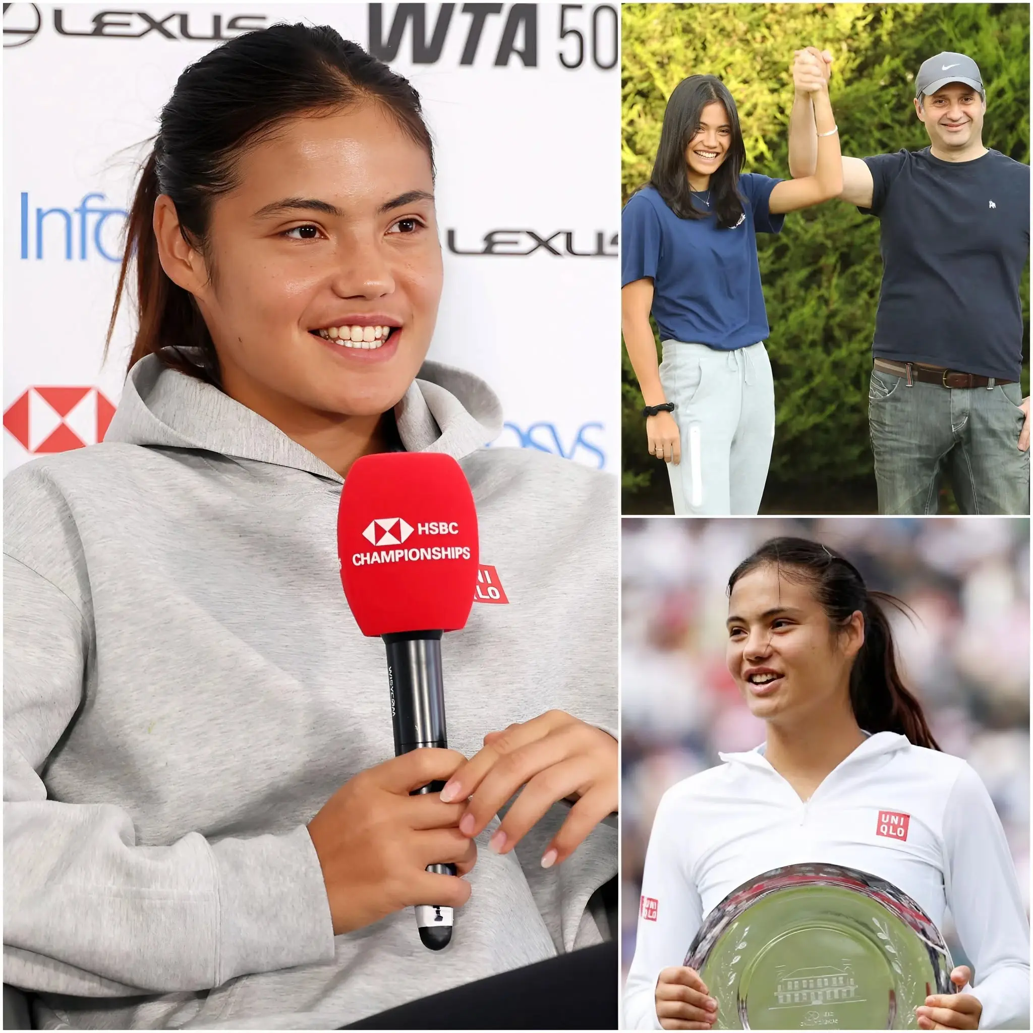 Cover Image for ❤️🎾 “MY FATHER TAUGHT ME SOMETHING MORE IMPORTANT THAN WINNING.” — Emma Raducanu reportedly moved fans with emotional comments made right after her defeat in the 2026 HSBC Championship final.