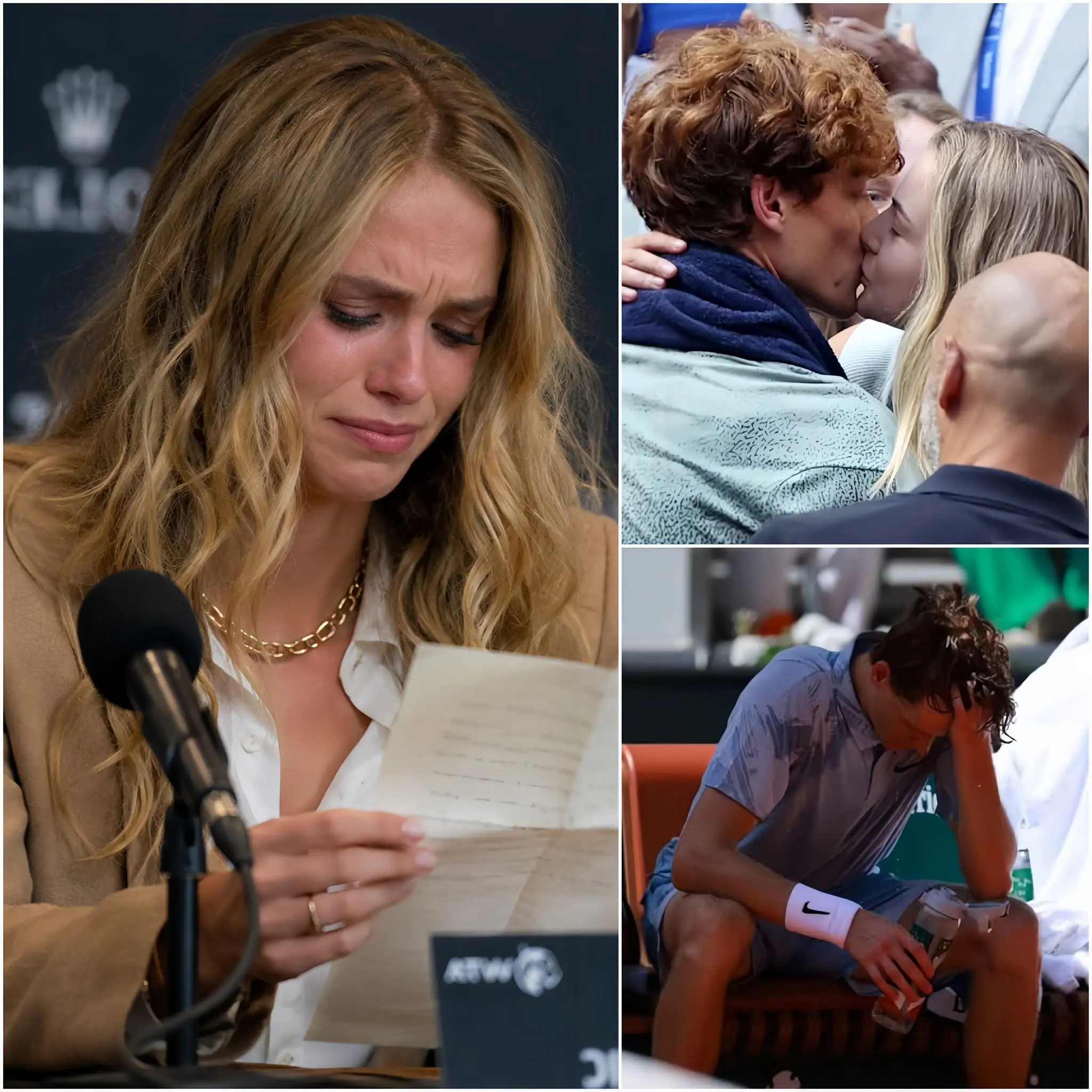 Cover Image for 🎾💔 “Non mi sono mai sentita così sola…” – Laila Hasanovic è scoppiata in lacrime davanti a centinaia di persone mentre leggeva le ultime righe della lettera personale di Jannik Sinner.