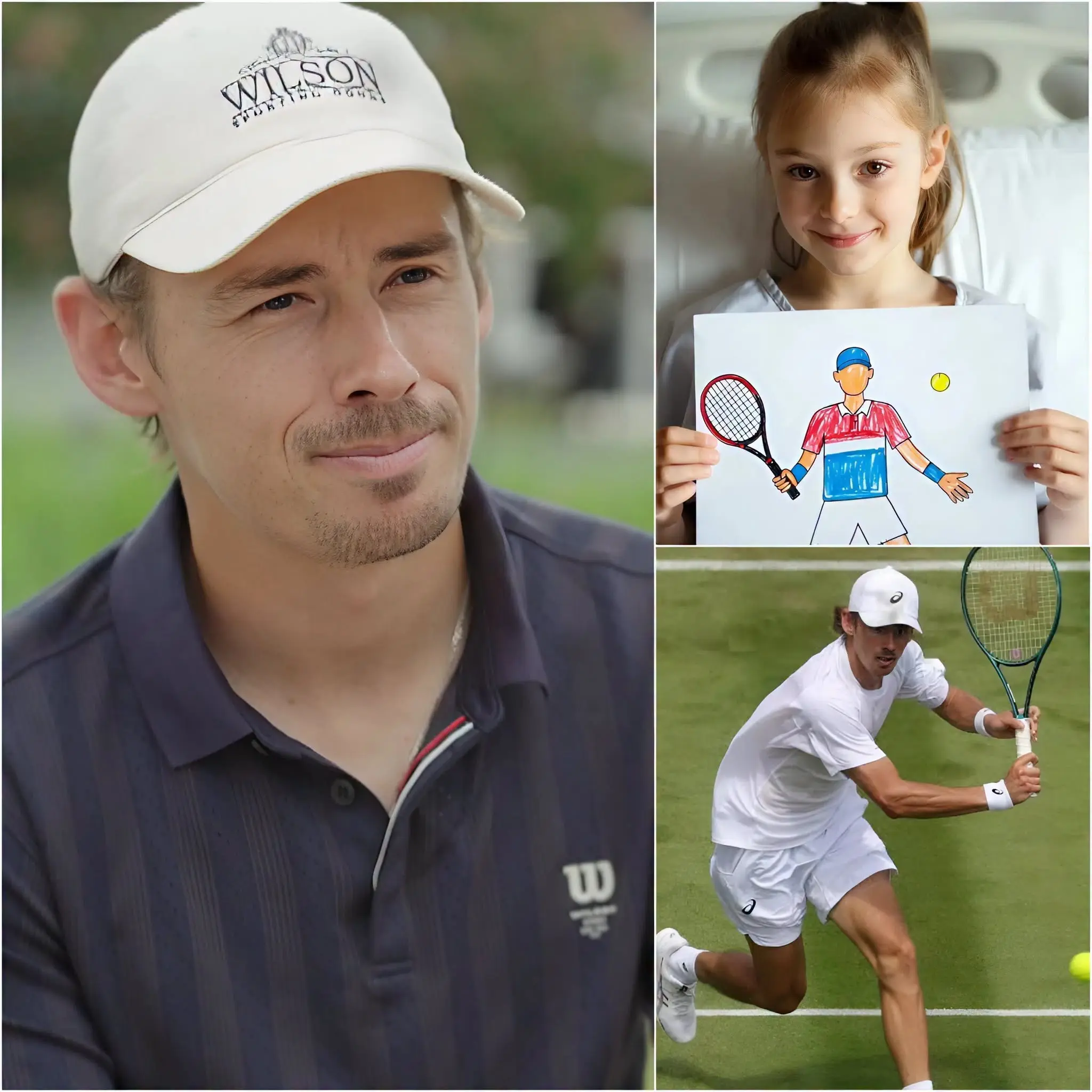 Cover Image for A young girl diagnosed with a rare brain tumor is fighting for her life every single day. Her greatest source of motivation is the dream of meeting Alex de Minaur.