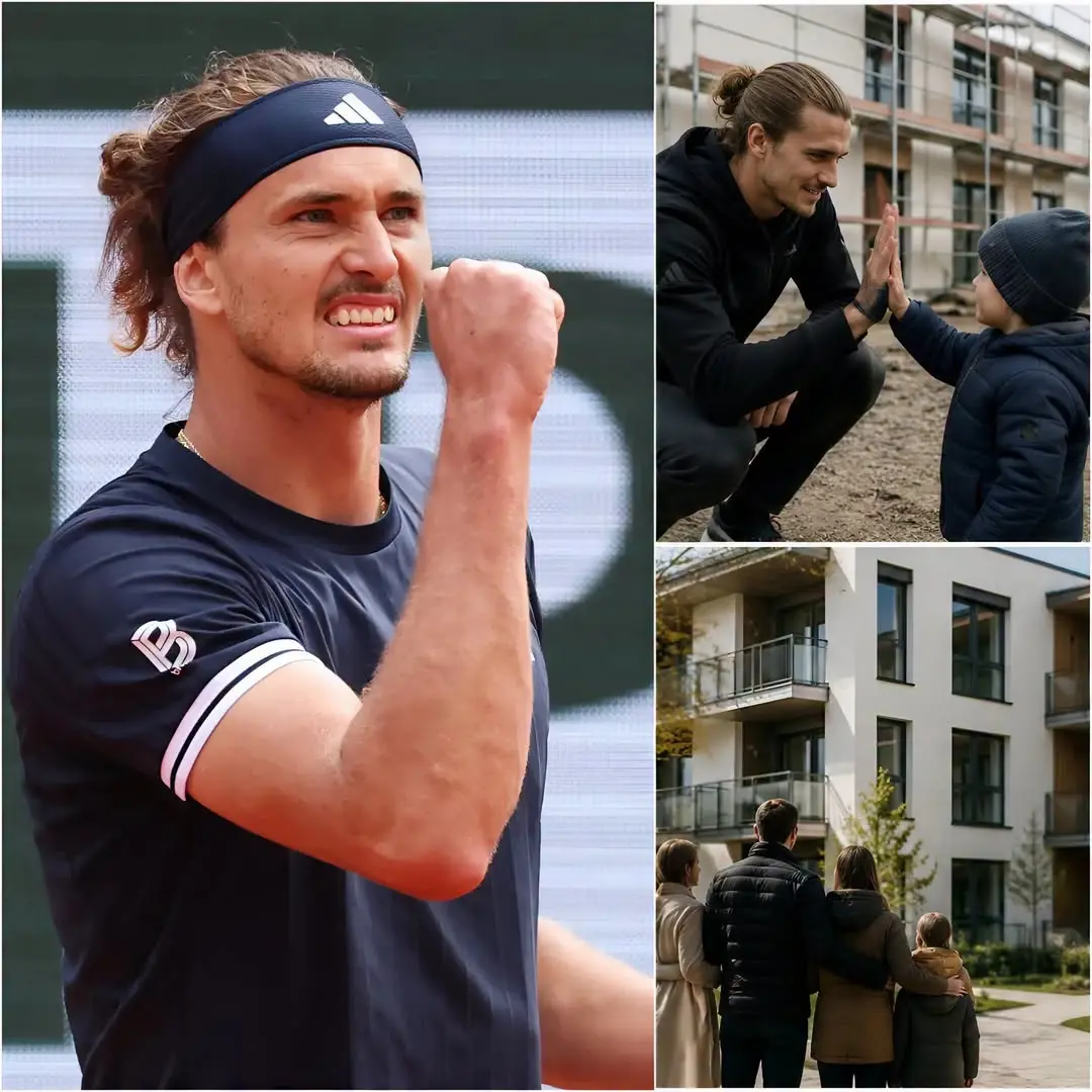 Cover Image for ❤️🎾Although he is currently competing in a major tournament, Alexander Zverev quietly used his limited time off to attend a groundbreaking ceremony for a project he personally invested in.
