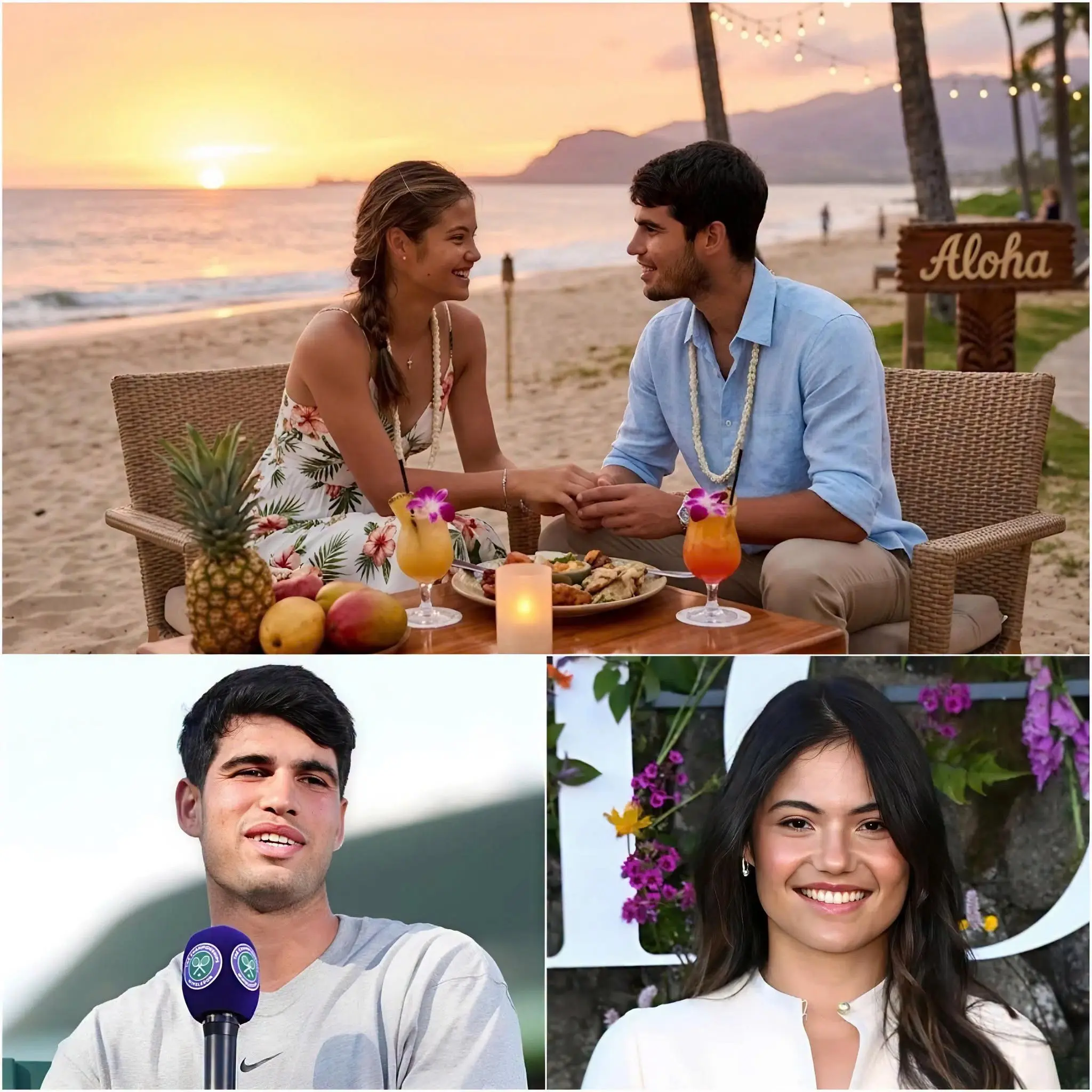Cover Image for 📸❤️ PHOTOS THAT HAVE EVERYONE TALKING: Carlos Alcaraz and Emma Raducanu were unexpectedly spotted together during a discreet trip, instantly sparking a wave of speculation throughout the tennis world.