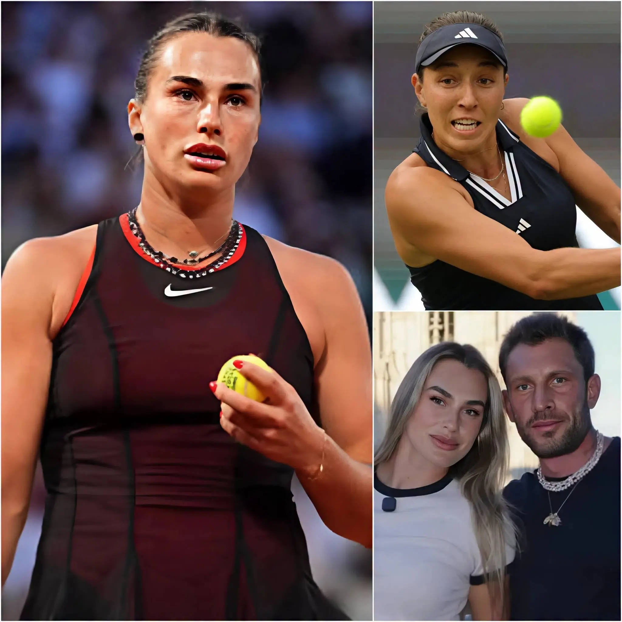 Cover Image for 😭🏆 « SANS LUI, IL N’Y AURAIT PAS D’ARYNA AUJOURD’HUI… » — Aryna Sabalenka a fondu en larmes après sa défaite face à Jessica Pegula en demi-finale des Championnats sur gazon de Berlin.