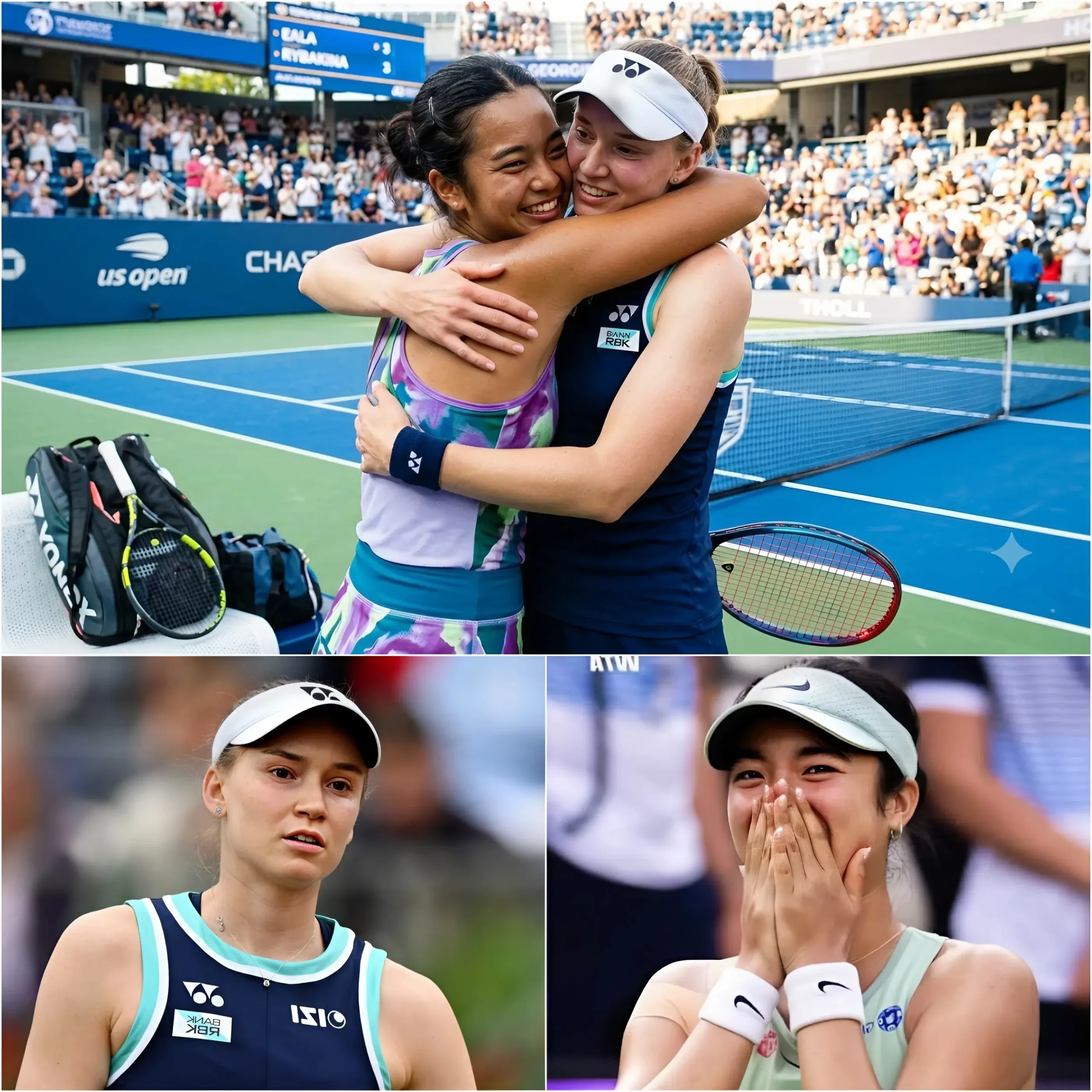 Cover Image for 💔 “Not every defeat is the end” One of the biggest shocks of the season just unfolded when Elena Rybakina was unexpectedly knocked out early by rising young talent Alexandra Eala at the Berlin Open. However, what the crowd will never forget wasn’t the scoreline… but what happened after the match.