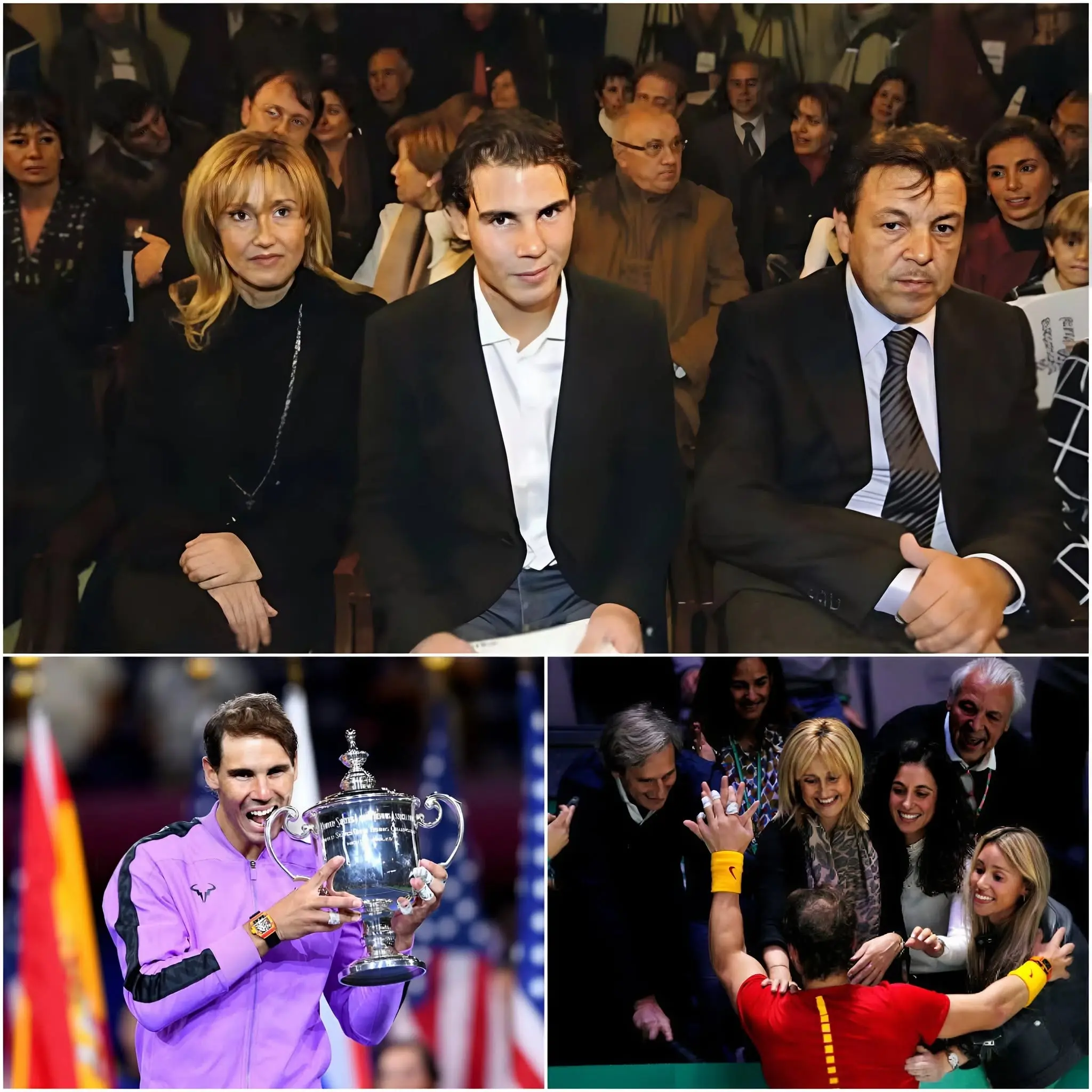 Cover Image for ❤️🎾 “SIN MIS PADRES, NUNCA HABRÍA LLEGADO HASTA AQUÍ…” — Rafael Nadal ha emocionado profundamente a millones de aficionados al recordar el sacrificio silencioso y el apoyo incondicional que recibió de su familia durante los años más difíciles de su formación.