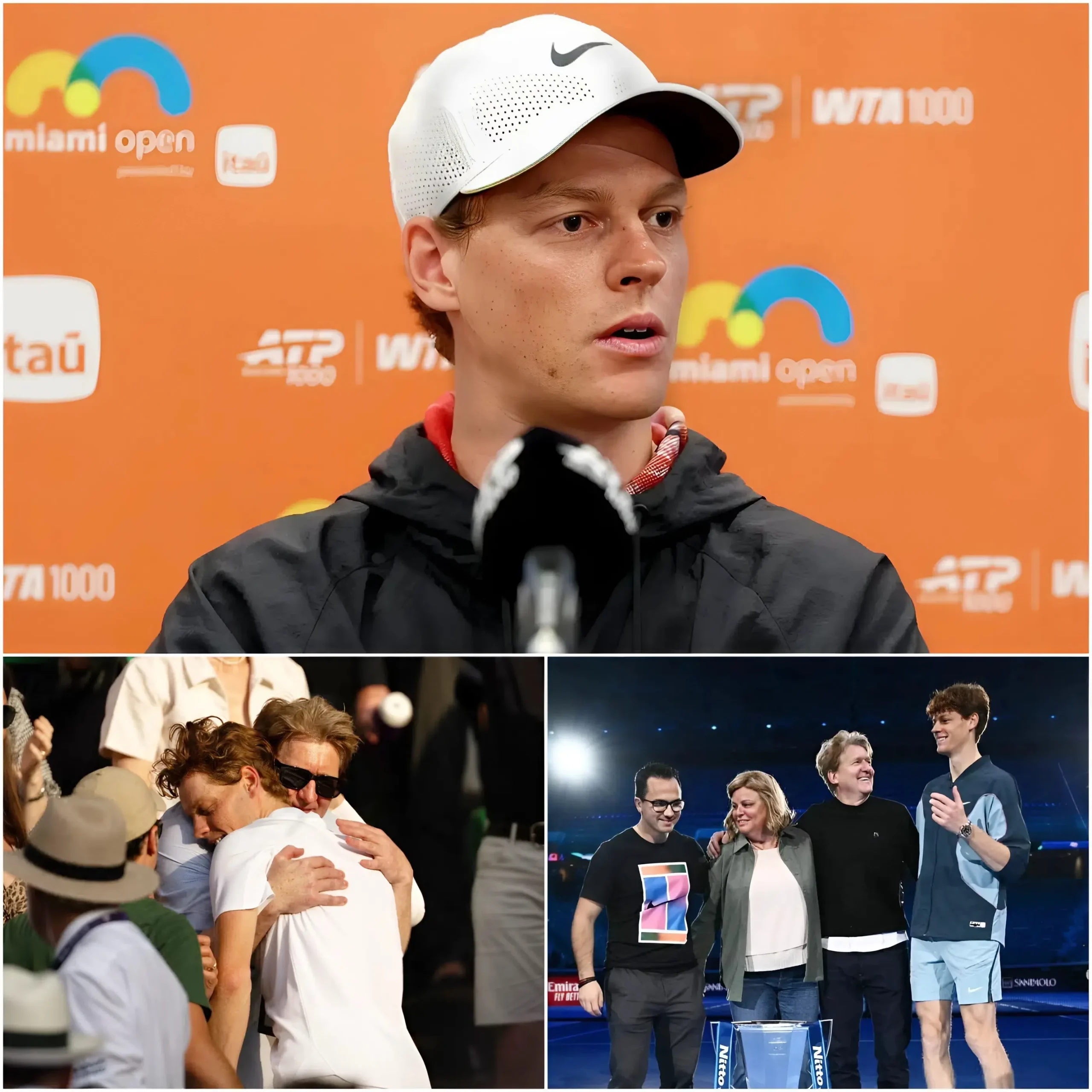 Cover Image for 💖🎾 « Je leur dois tout… » — Jannik Sinner continue d’émouvoir les fans en rappelant une fois de plus les sacrifices silencieux de ses parents, Hanspeter et Siglinde, qui l’ont accompagné depuis ses premiers jours dans les Dolomites jusqu’à ce qu’il devienne le numéro un mondial du tennis.