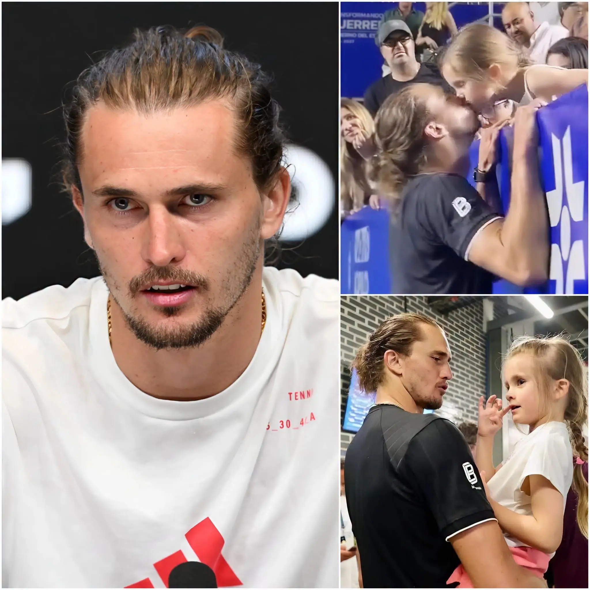Cover Image for 💔 “I missed so many precious moments with my daughter…” — Alexander Zverev moved his fans to tears by sharing the heartbreaking words his partner reportedly said about their little girl during his long absences related to his sporting career.