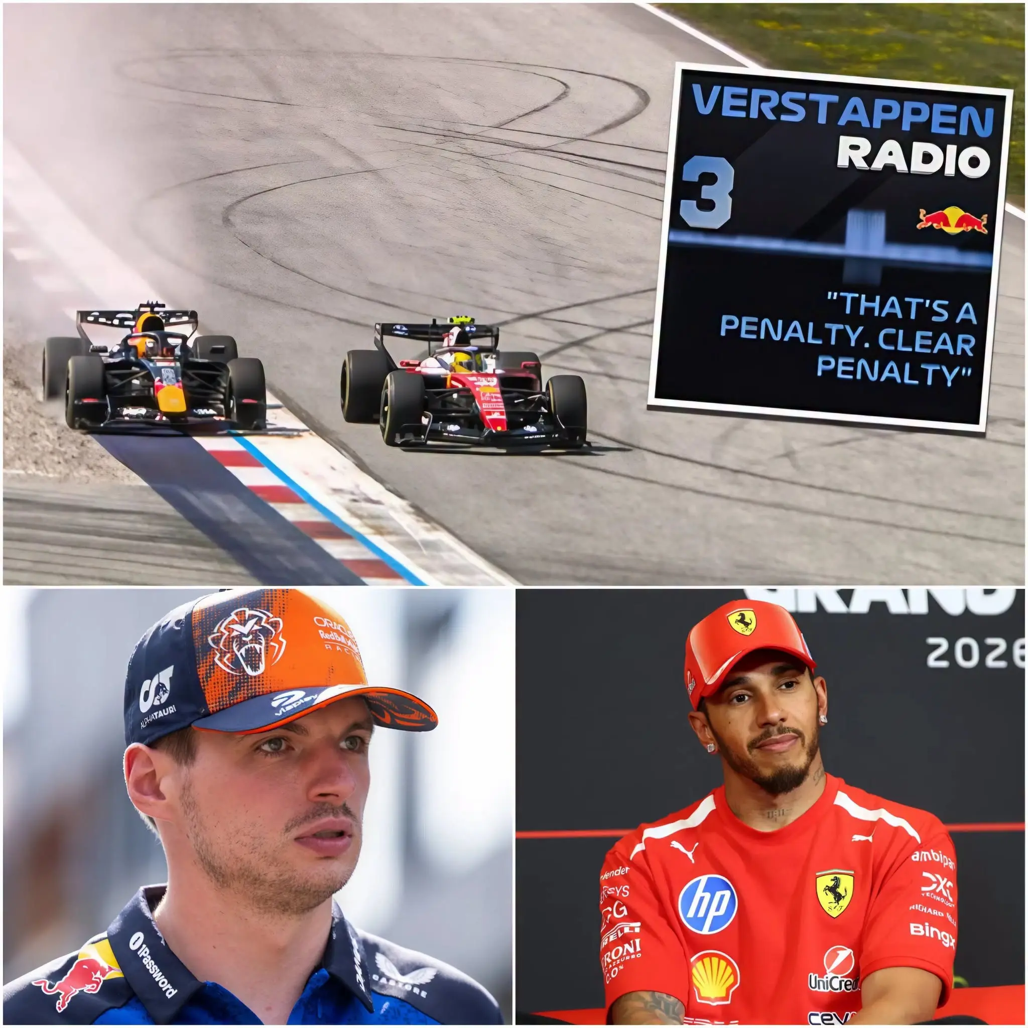 Cover Image for 🚨 LAST MINUTE BIJ DE GRAND PRIX VAN OOSTENRIJK: “Dat had een straf moeten zijn geweest! » Max Verstappen verbergde zijn woede niet door terug te keren naar het incident waarbij Lewis Hamilton hem naar verluidt dwong de baan te verlaten.