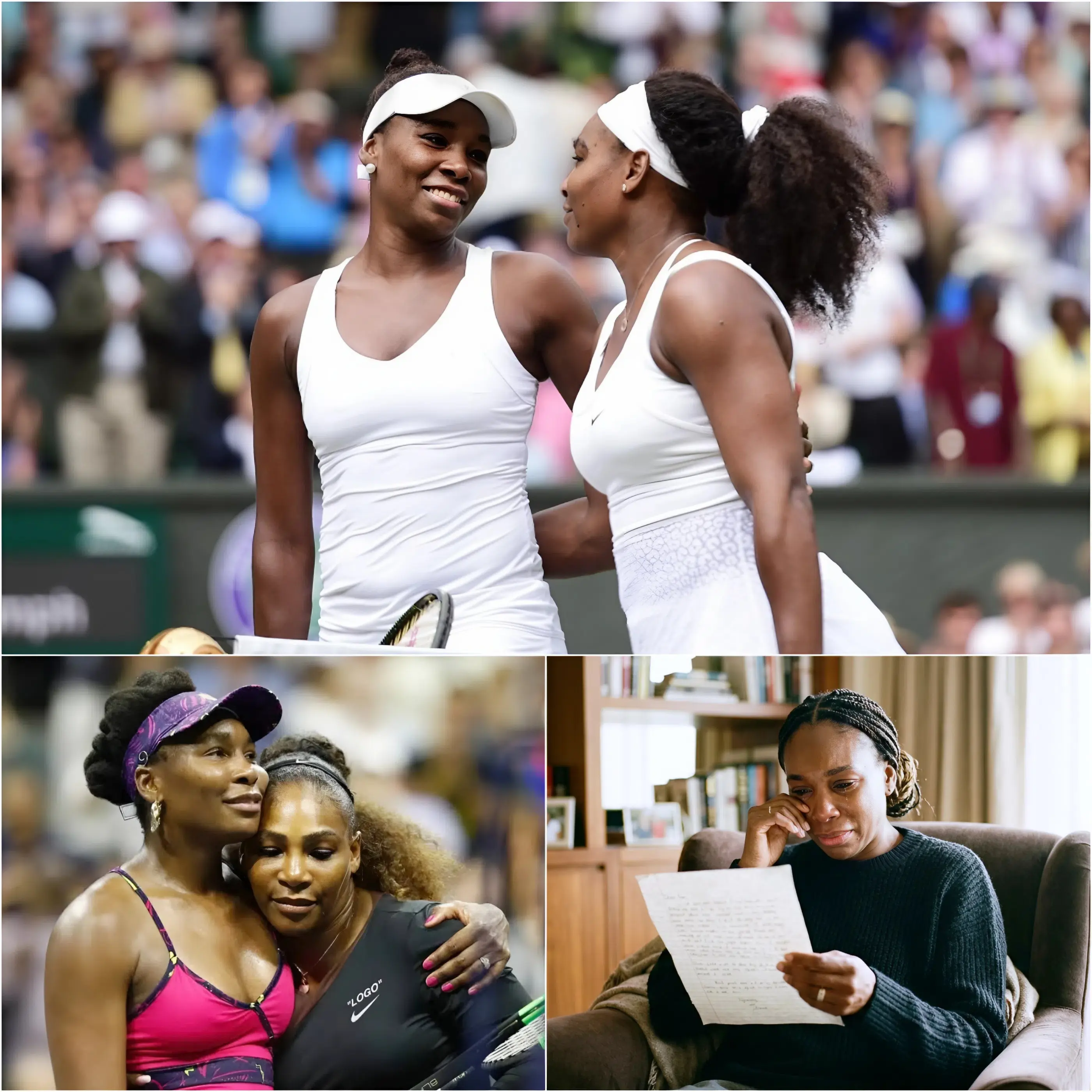Cover Image for 💔📩 TOQUE: El mundo entero del tenis contuvo la respiración por un momento cuando se conoció la noticia de la decisión de Serena Williams de regresar a Wimbledon a la edad de 44 años. no es solo
