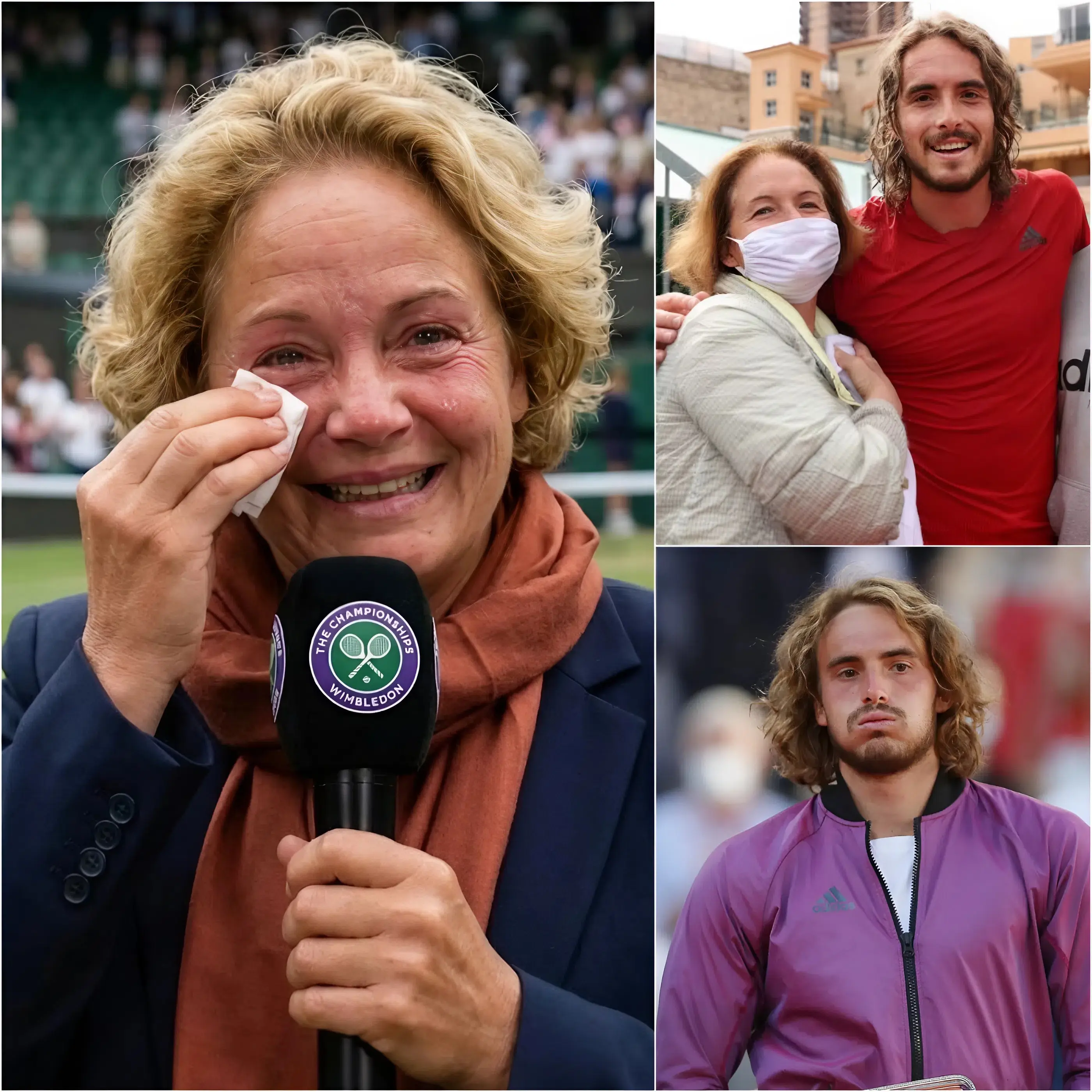 Cover Image for ✨🎾 “My son has brought pride to us and to all of Greece…” – With tear-filled eyes, Stefanos Tsitsipas’s mother shared the emotional journey behind the talented player’s success leading up to Wimbledon