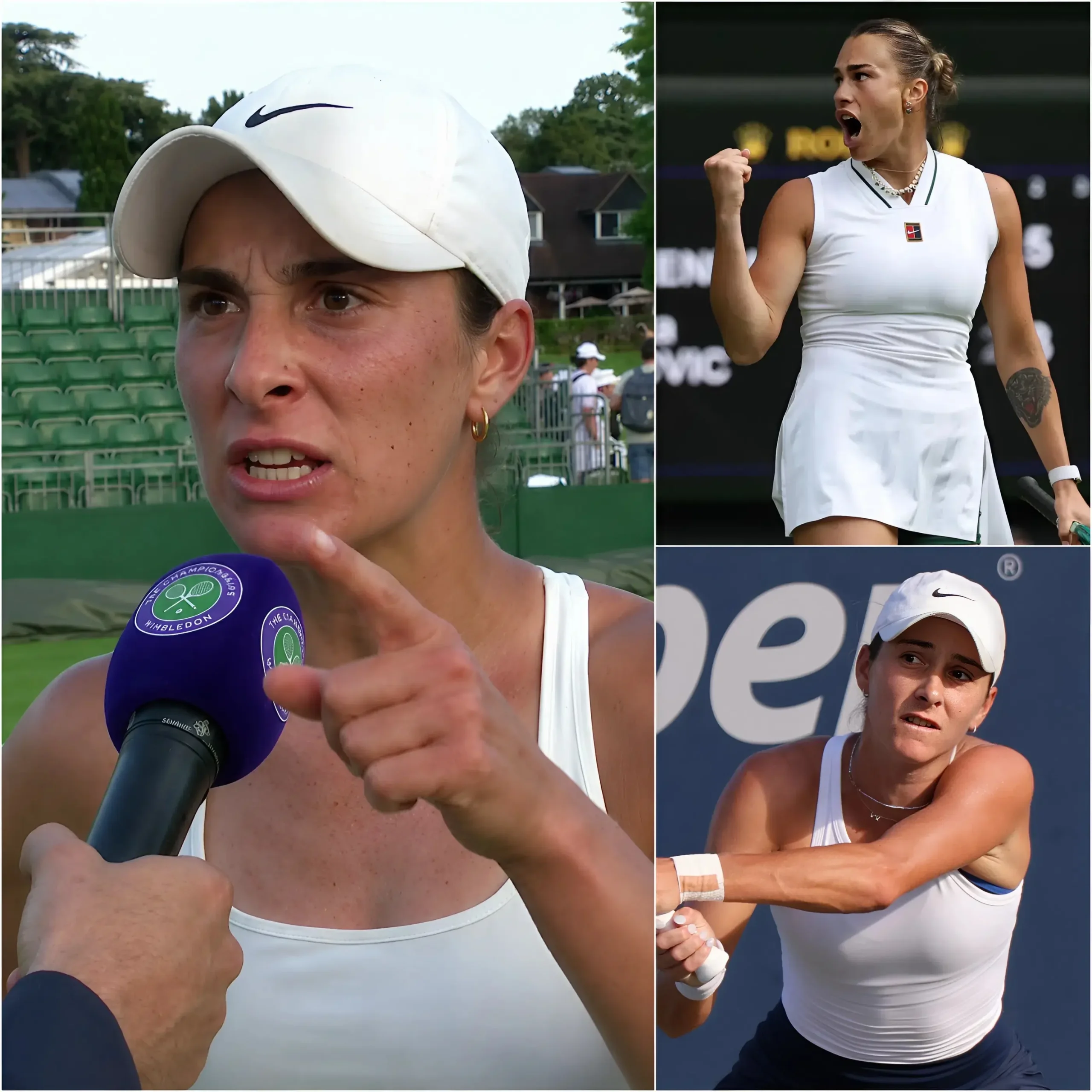 Cover Image for 🔴 “CHEATING” — McCartney Kessler accused Aryna Sabalenka of using illegal racket technology following a shock defeat at Wimbledon