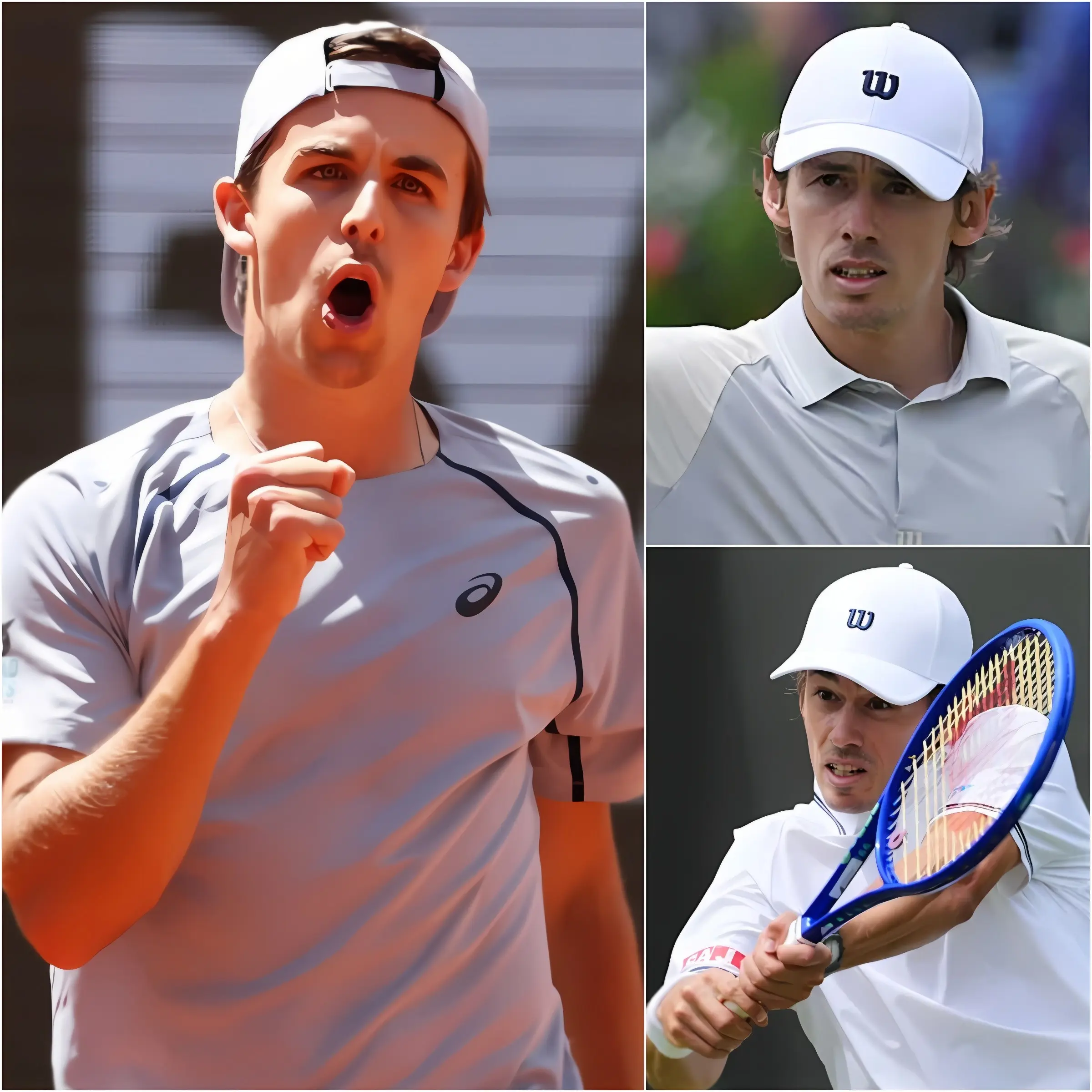 Cover Image for 🚨 “CHEATER!” Just seconds after suffering his third defeat to Alex de Minaur, Zachary Svajda erupted in anger,