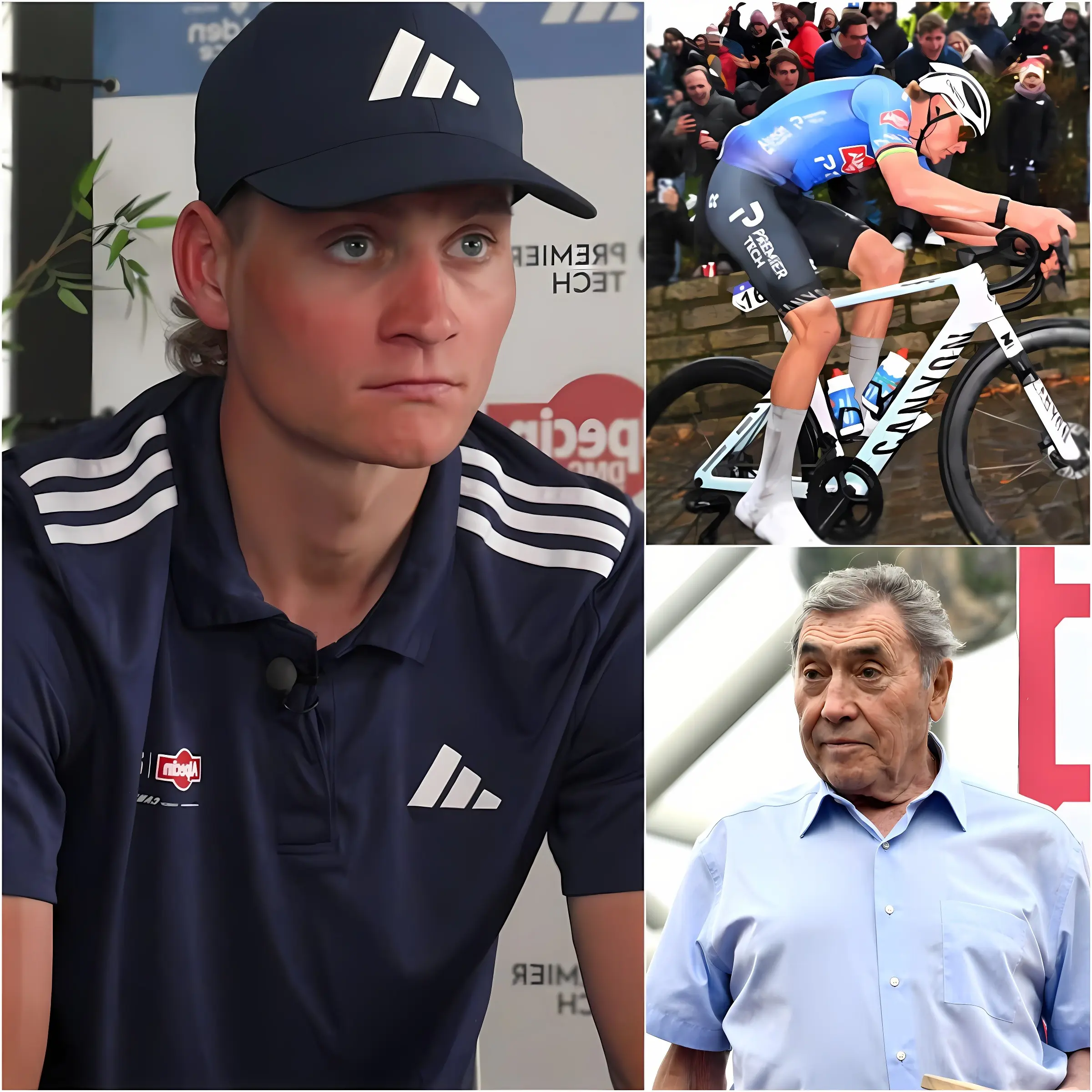 Cover Image for 🚨 CE SERA SA DERNIÈRE FOIS… Mathieu van der Poel vient d’annoncer une triste nouvelle concernant le Tour de France, laissant la légende de 81 ans Eddy Merckx en larmes sur-le-champ… 😱🚴‍♂️