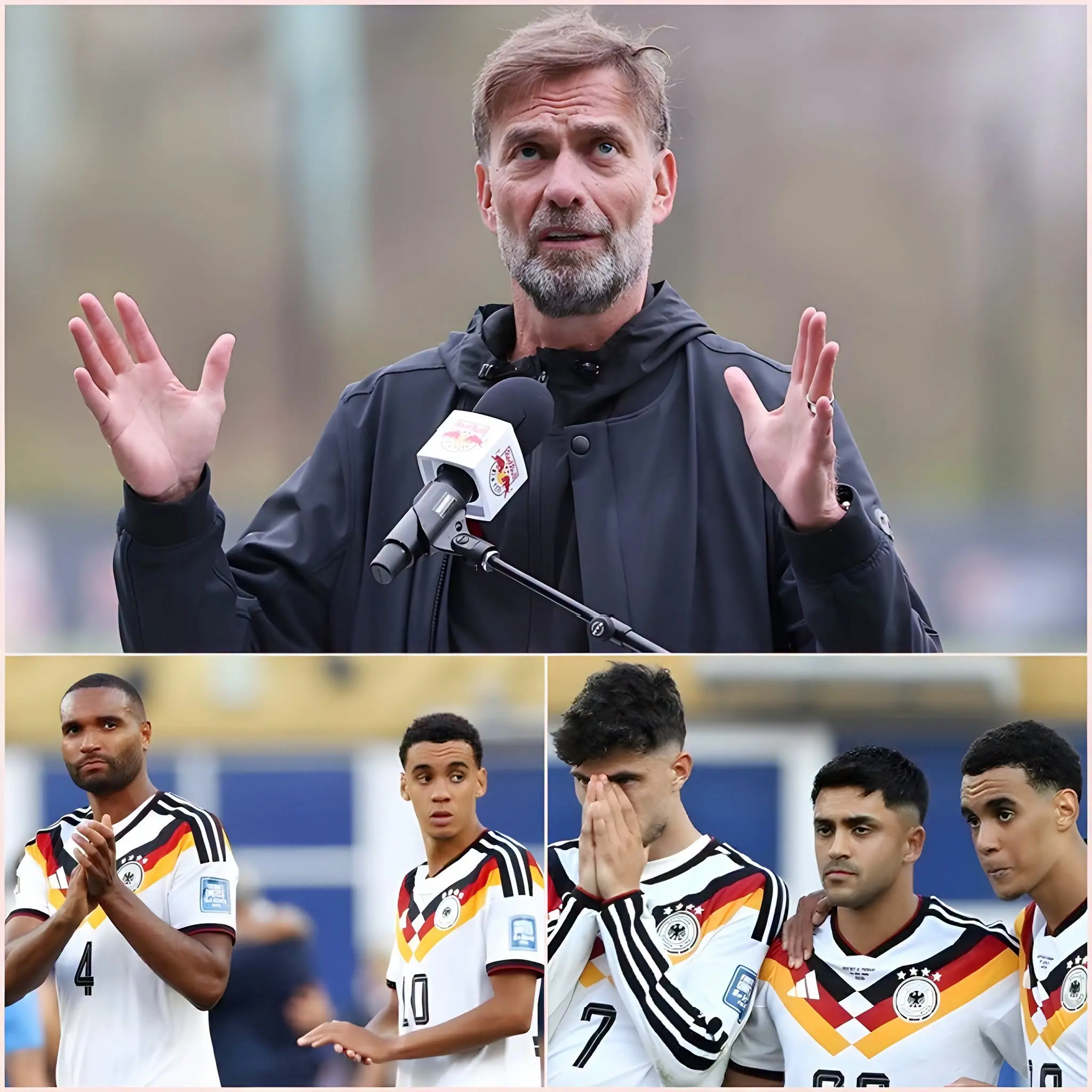 Cover Image for 🚨 EILMELDUNG: „SIE SIND NICHT MEHR IN MEINEN PLÄNEN!“ Unmittelbar nach seinem offiziellen Amtsantritt als Bundestrainer traf Jürgen Klopp eine überraschende Entscheidung und strich rigoros sechs Spieler, die einst Schlüsselspieler der Nationalmannschaft waren, aus dem Kader für die WM 2026.