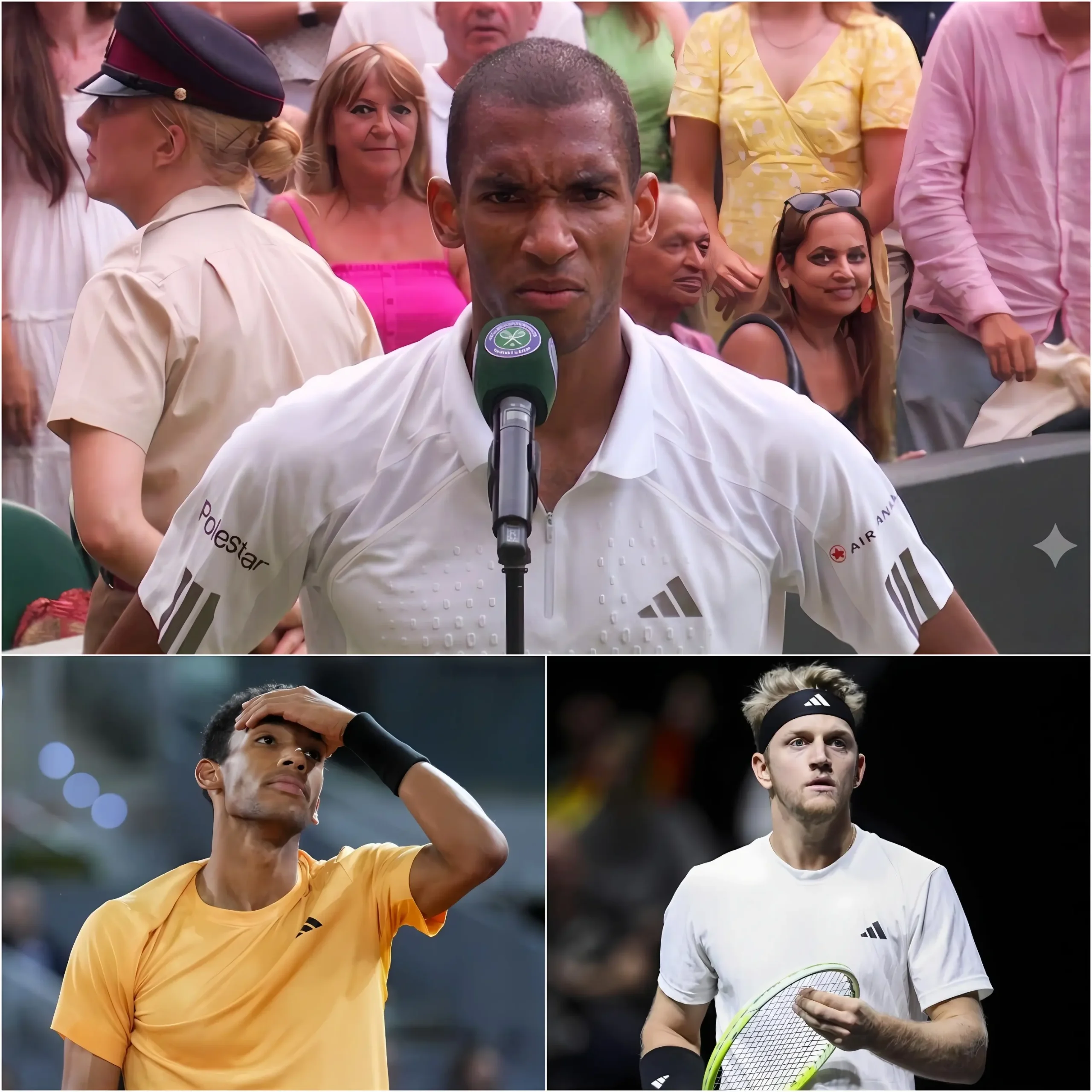 Cover Image for “¡Él prolongó intencionalmente su pausa para romper mi ritmo!” Félix Auger-Aliassime criticó a Alejandro Davidovich Fokina después del partido, afirmando que Fokina utilizó en realidad una táctica “sucia”,