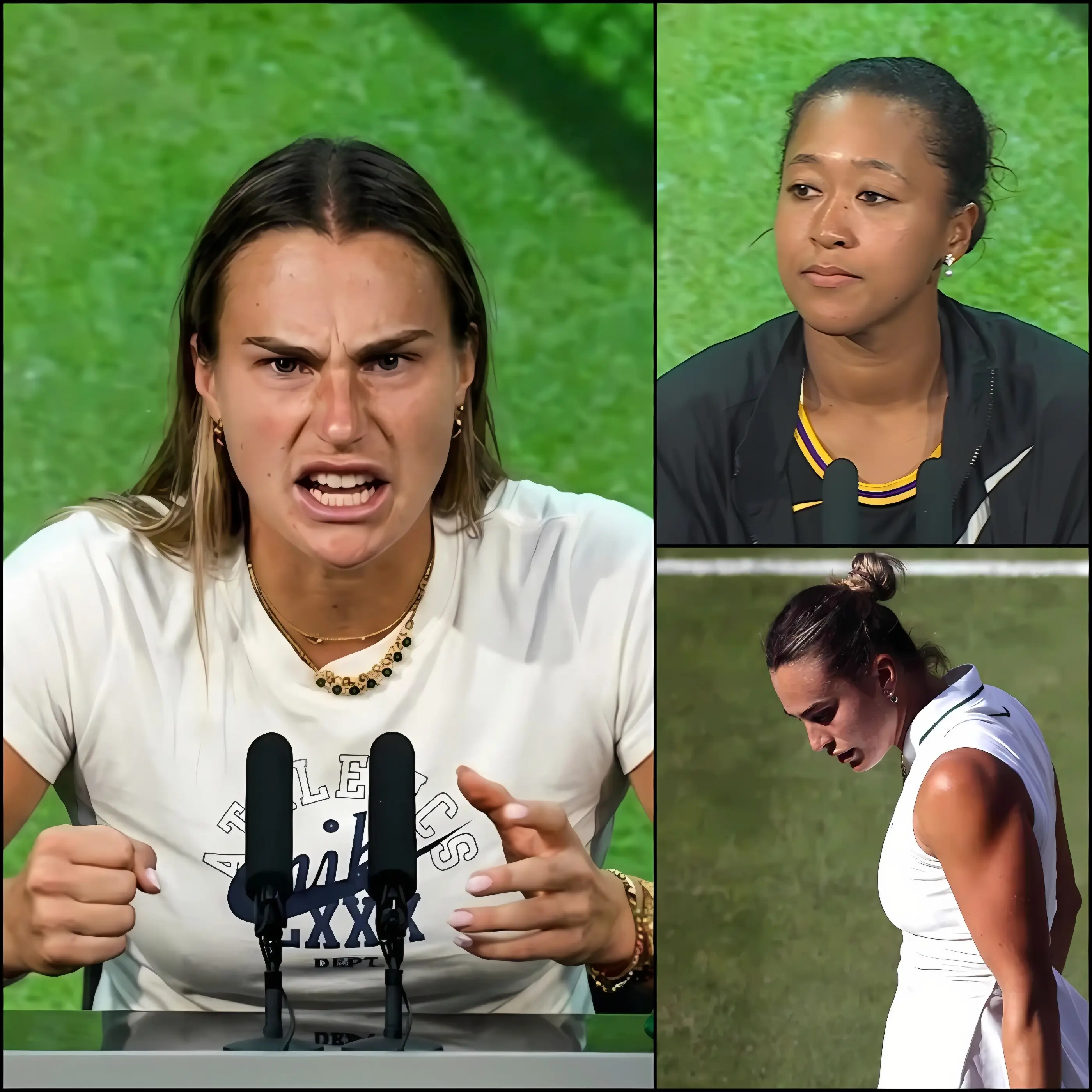 Cover Image for “CHEATING, I WILL SUE HER…” – Aryna Sabalenka officially accused Naomi Osaka of cheating in their recent match…