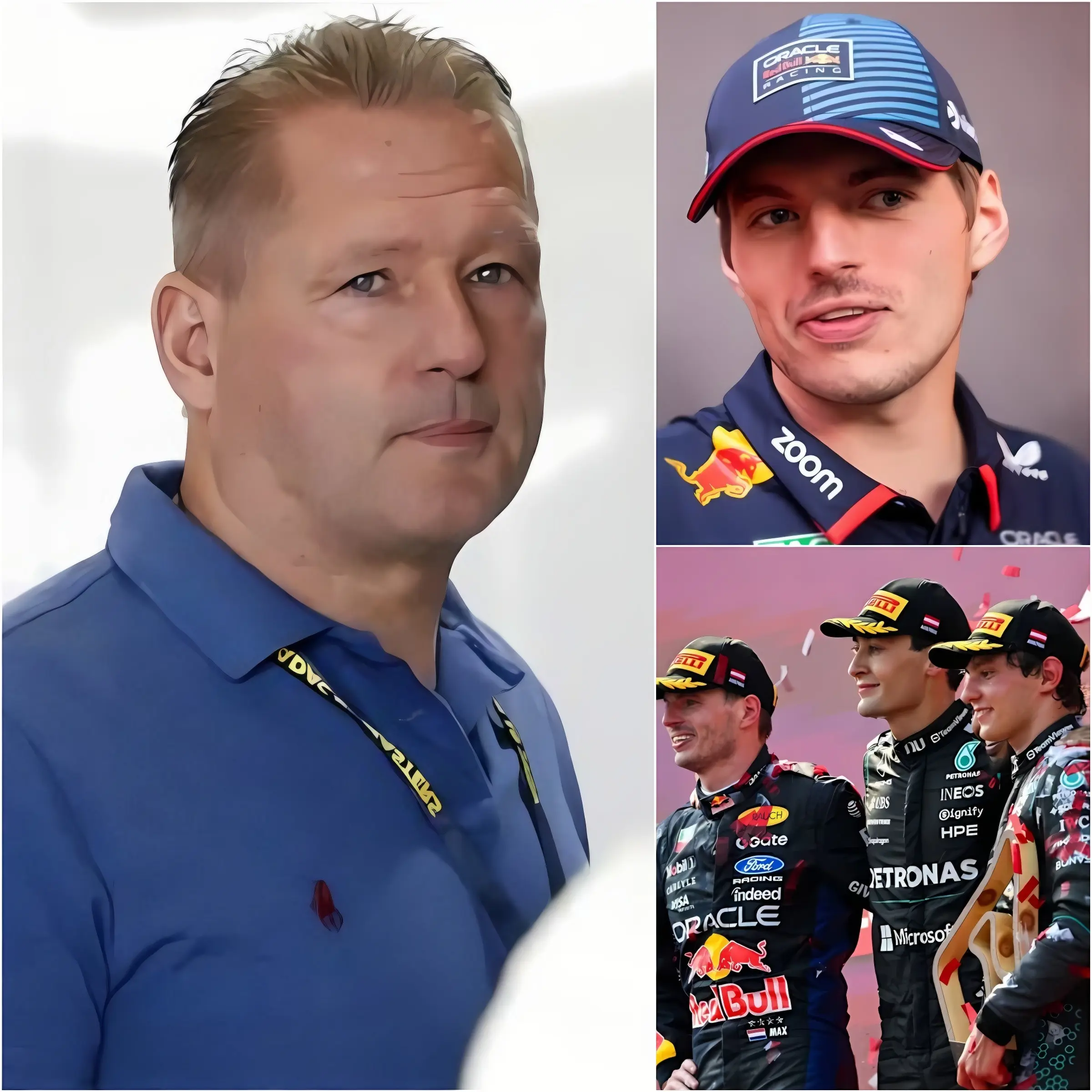 Cover Image for 🚨 F1-SHOCK: Jos Verstappen heeft voor grote ophef gezorgd door te verklaren dat George Russell “niet eens gekwalificeerd is om Max Verstappen