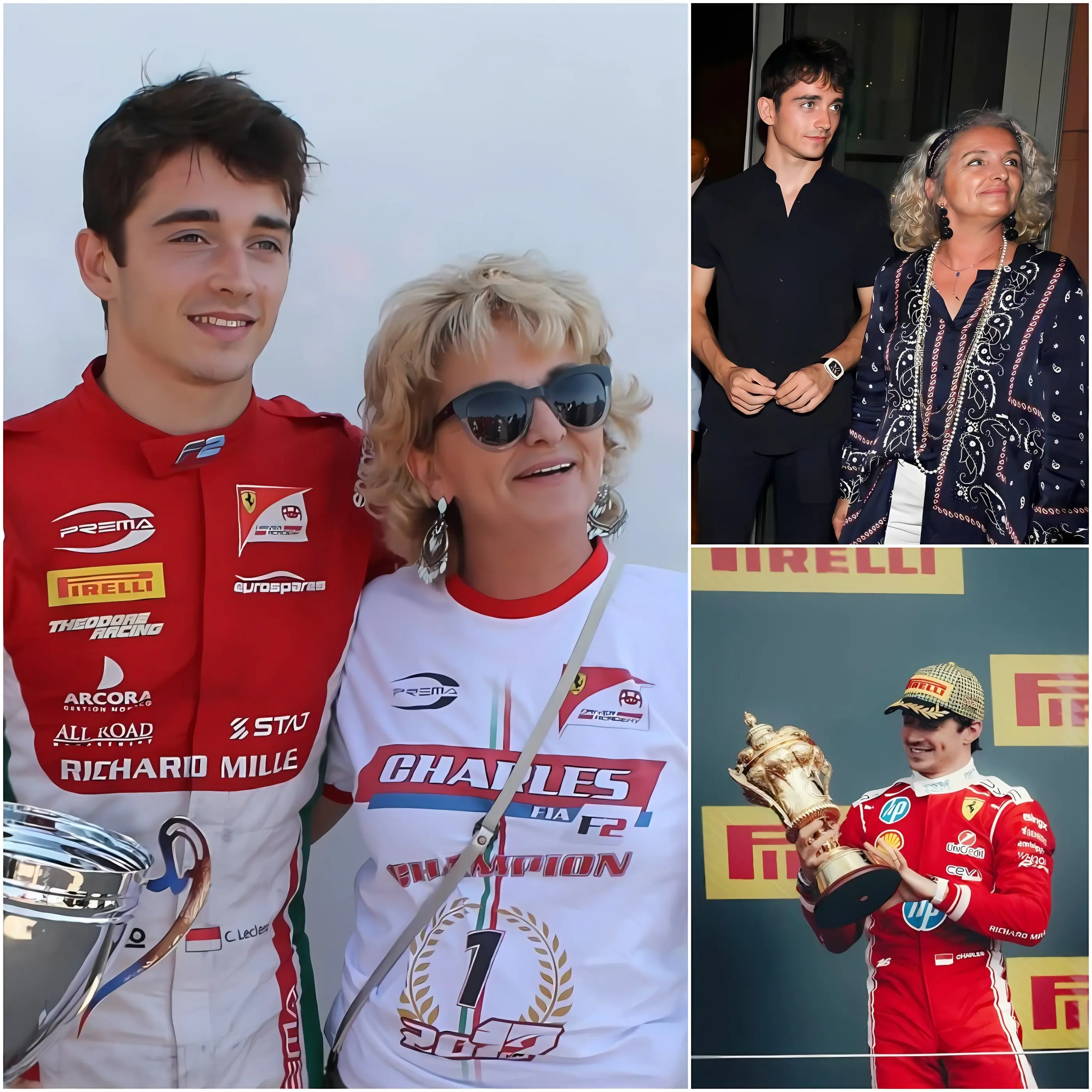 Cover Image for HEARTBREAKING NEWS 💔 “THAT BOY HAD TO WORK TEN TIMES HARDER THAN THE OTHERS…” Charles Leclerc’s mother could not hold back her tears as she recounted, for the first time, her son’s difficult journey