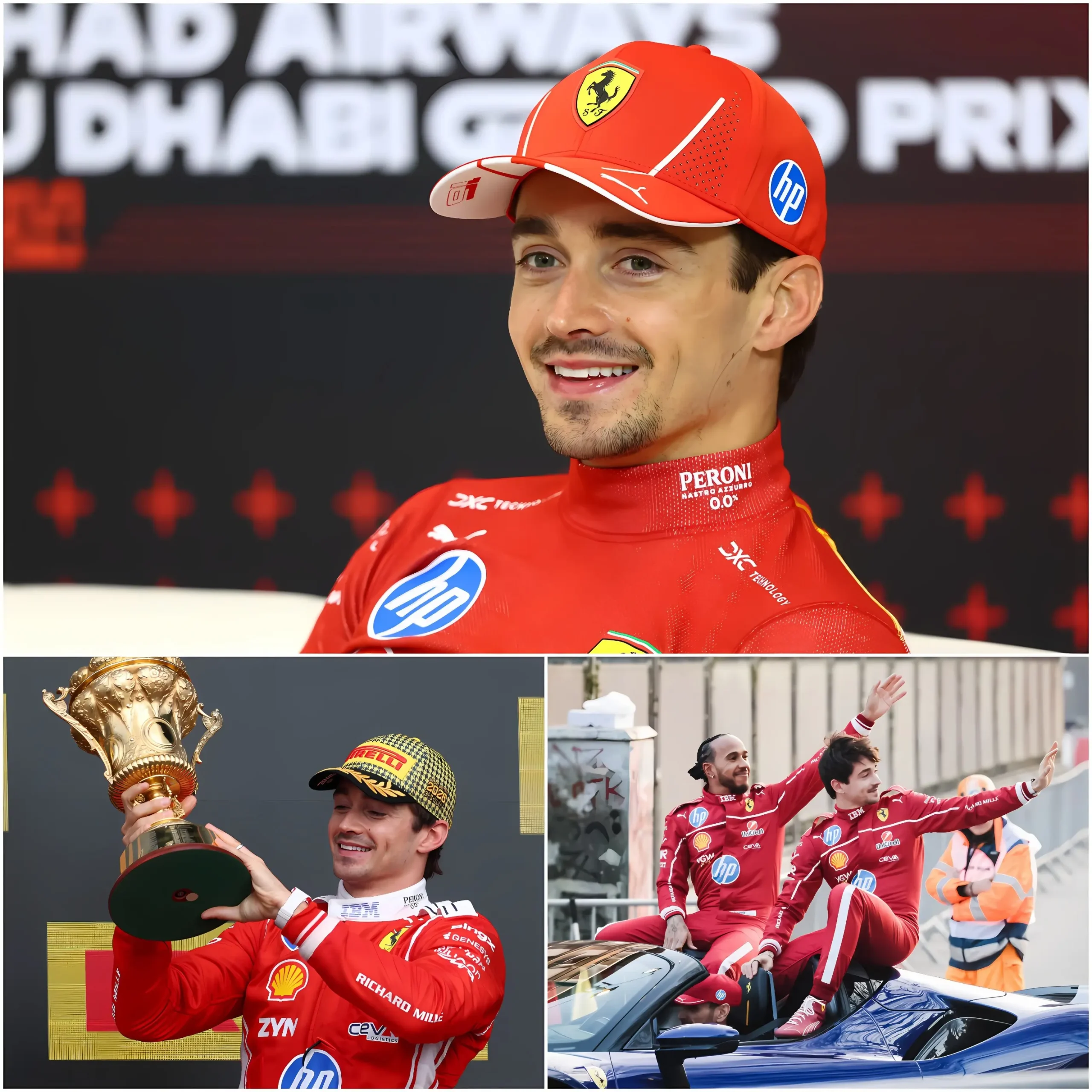 Cover Image for 481 🚨”I’VE SEEN HOW HARD HE WORKS!” Lewis Hamilton couldn’t hide his emotion as he witnessed his teammate Charles Leclerc’s moving victory at Silverstone, following months of doubt and criticism.