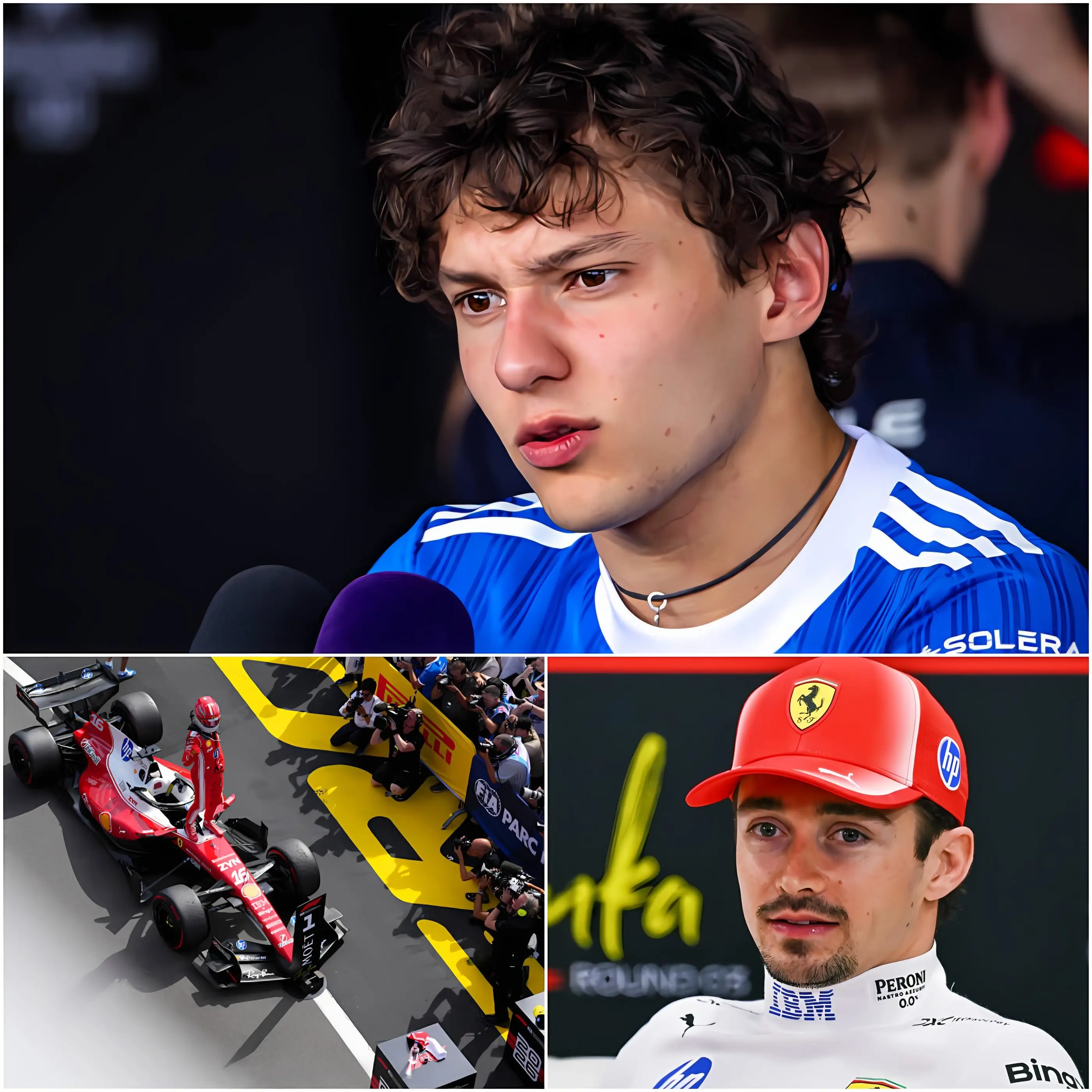 Cover Image for 🚨🚨 “STA GUIDANDO UNA VETTURA NON CONFORME!” Kimi Antonelli avrebbe deciso di presentare un reclamo ufficiale alla FIA dopo aver scoperto che la vettura di Charles Leclerc mostrava presunti segnali di violazione dei regolamenti tecnici, scatenando una feroce polemica nel mondo della Formula 1.