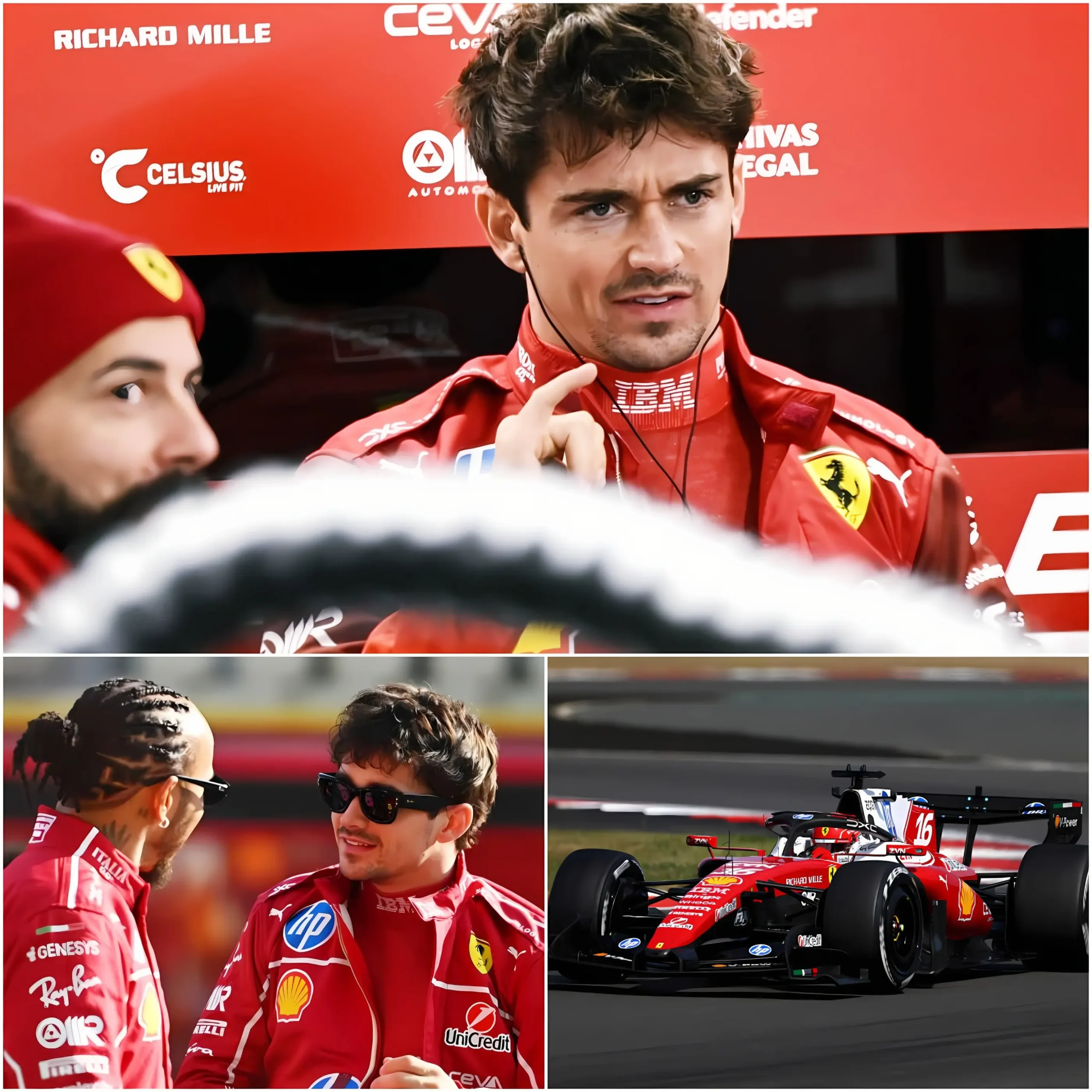Cover Image for 🔥🏎️ SCOSSA A SILVERSTONE: Charles Leclerc ha sorpreso la Ferrari dichiarando di non voler più continuare a copiare lo stile di guida di Lewis Hamilton dopo una serie di difficoltà riscontrate con la SF-26. Subito dopo la Sprint Race, il pilota monegasco ha chiesto al team di ingegneri di apportare una modifica coraggiosa, dichiarando: