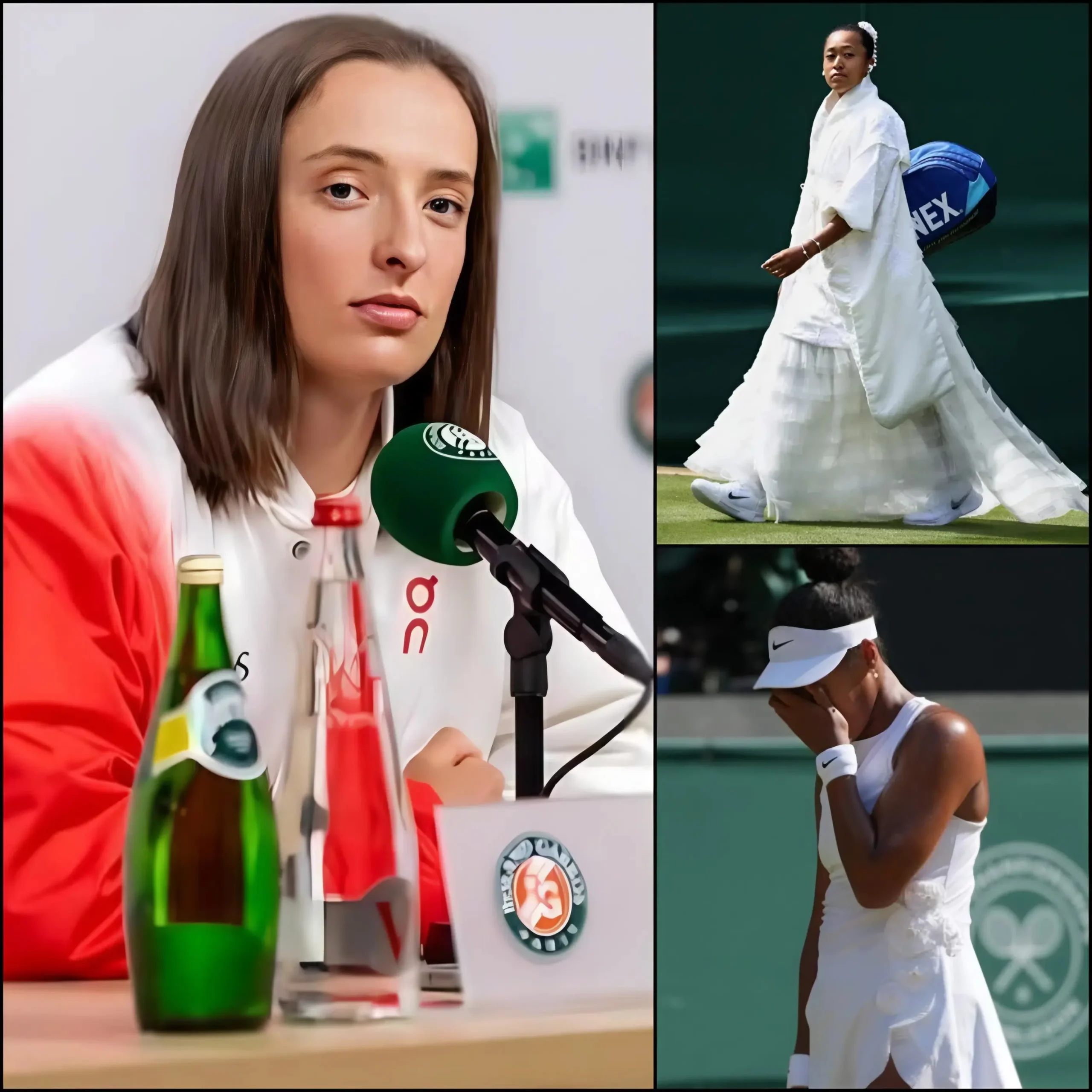 Cover Image for “NO KIMONO, NO GLAMOROUS DRESS… AND NO VICTORY!…” – Iga Świ ątek spoke out after Naomi Osaka’s