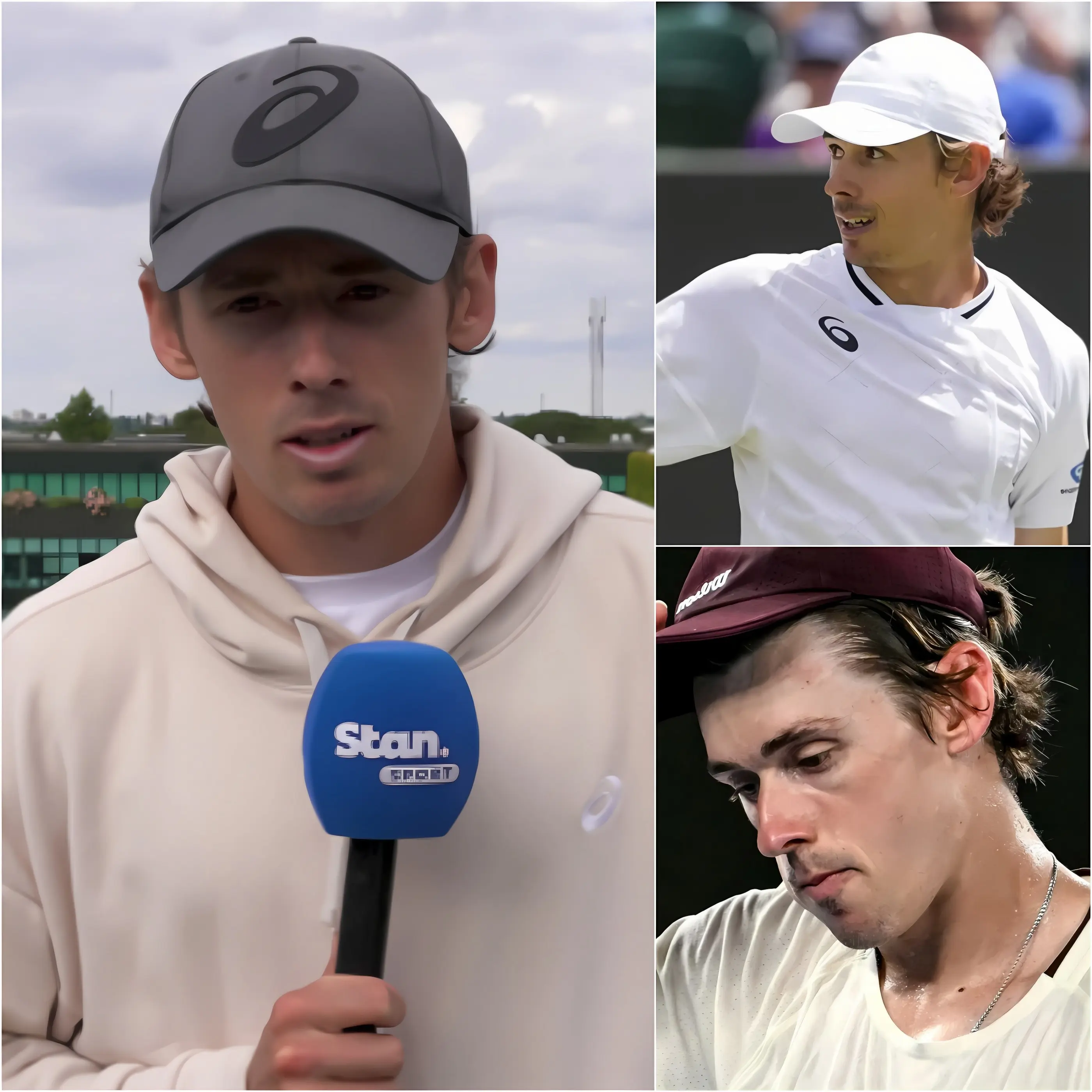 Cover Image for 🚨 EMOTIONAL OUTBREAK: “I TAKE ALL THE BLAME…” Alex de Minaur silenced Wimbledon when he publicly