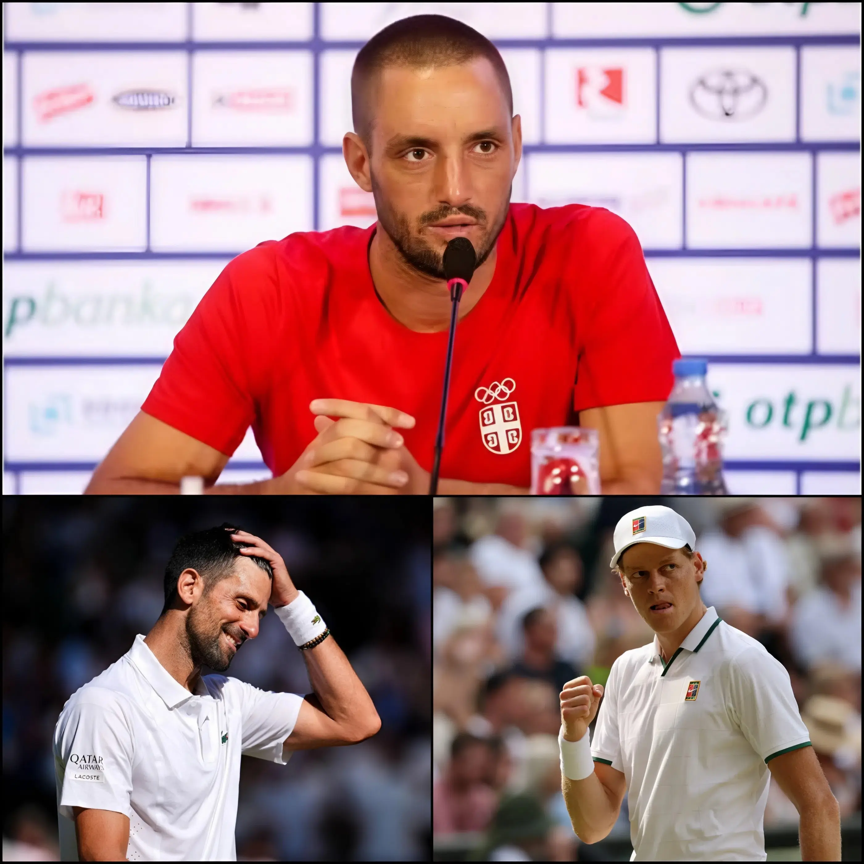 Cover Image for 💔DESGARRADOR: El entrenador Viktor Troicki reveló el estado actual de Novak Djokovic justo después de la semifinal de Wimbledon contra Jannik Sinner, y el propio Djokovic lo confirmó…