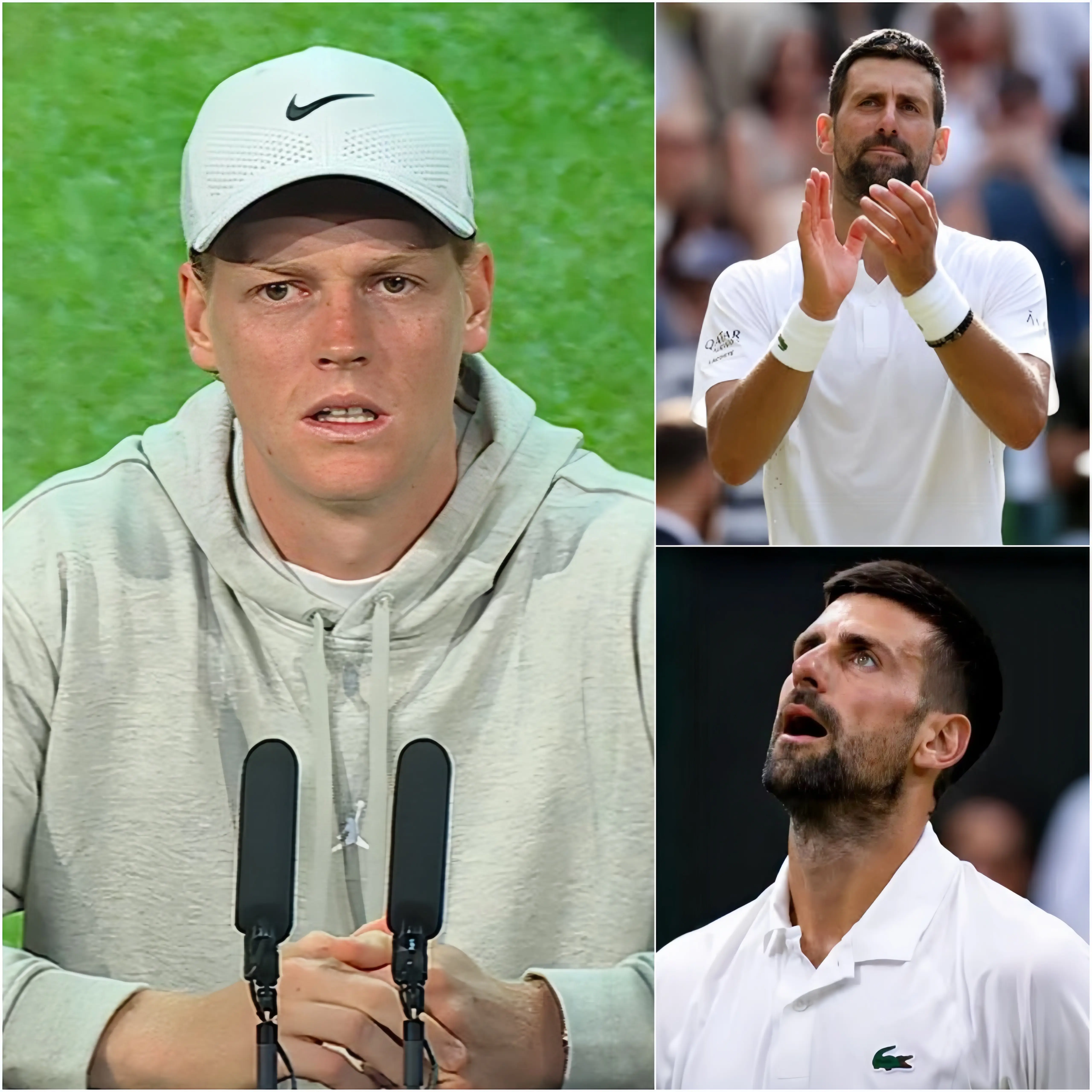 Cover Image for “Honestly, he played better from start to finish. The only thing he lacked was luck,” said tennis player Jannik Sinner live on television.