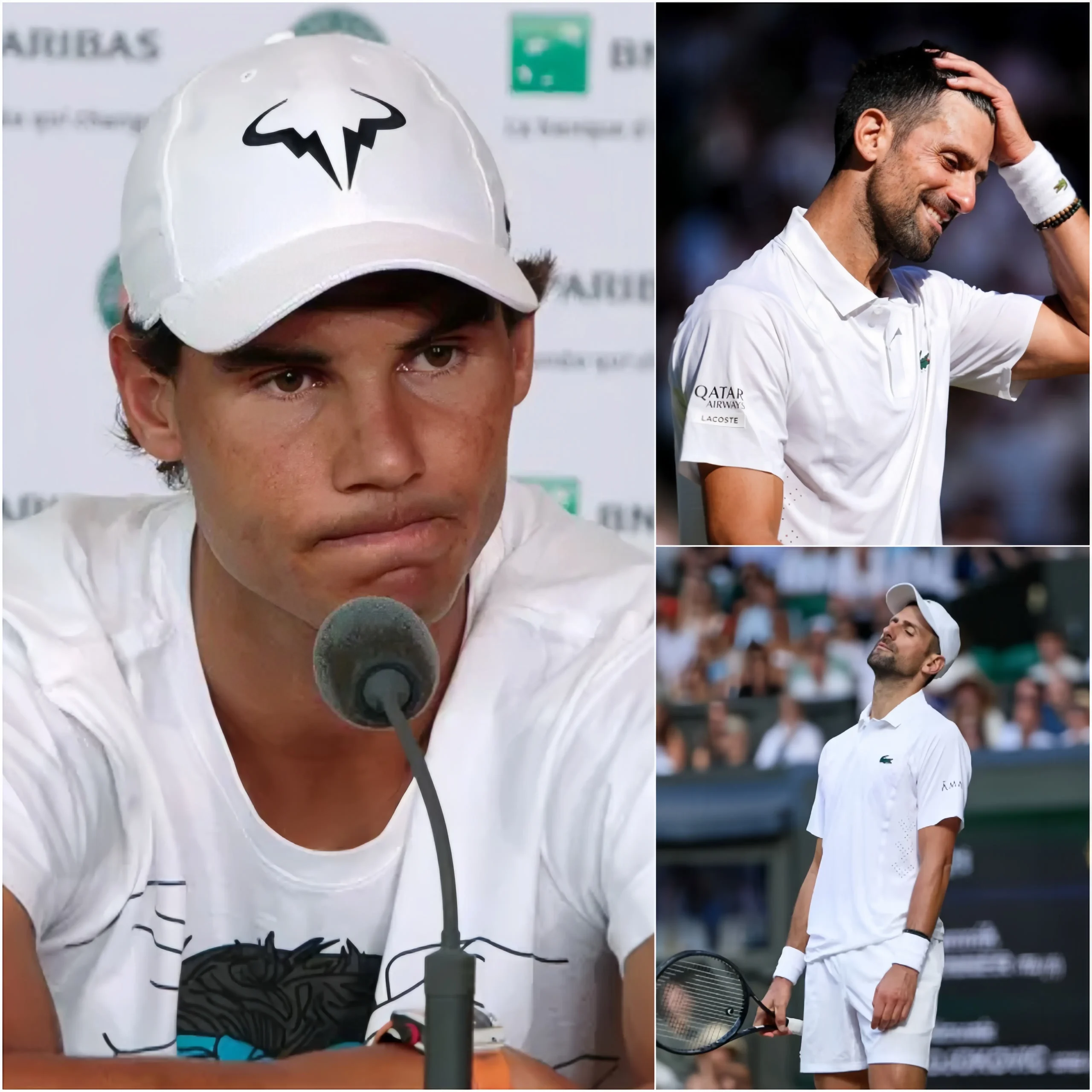 Cover Image for HOT NEWS🔴 Rafael Nadal just revealed the heartbreaking reason why tennis players, especially Novak Djokovic
