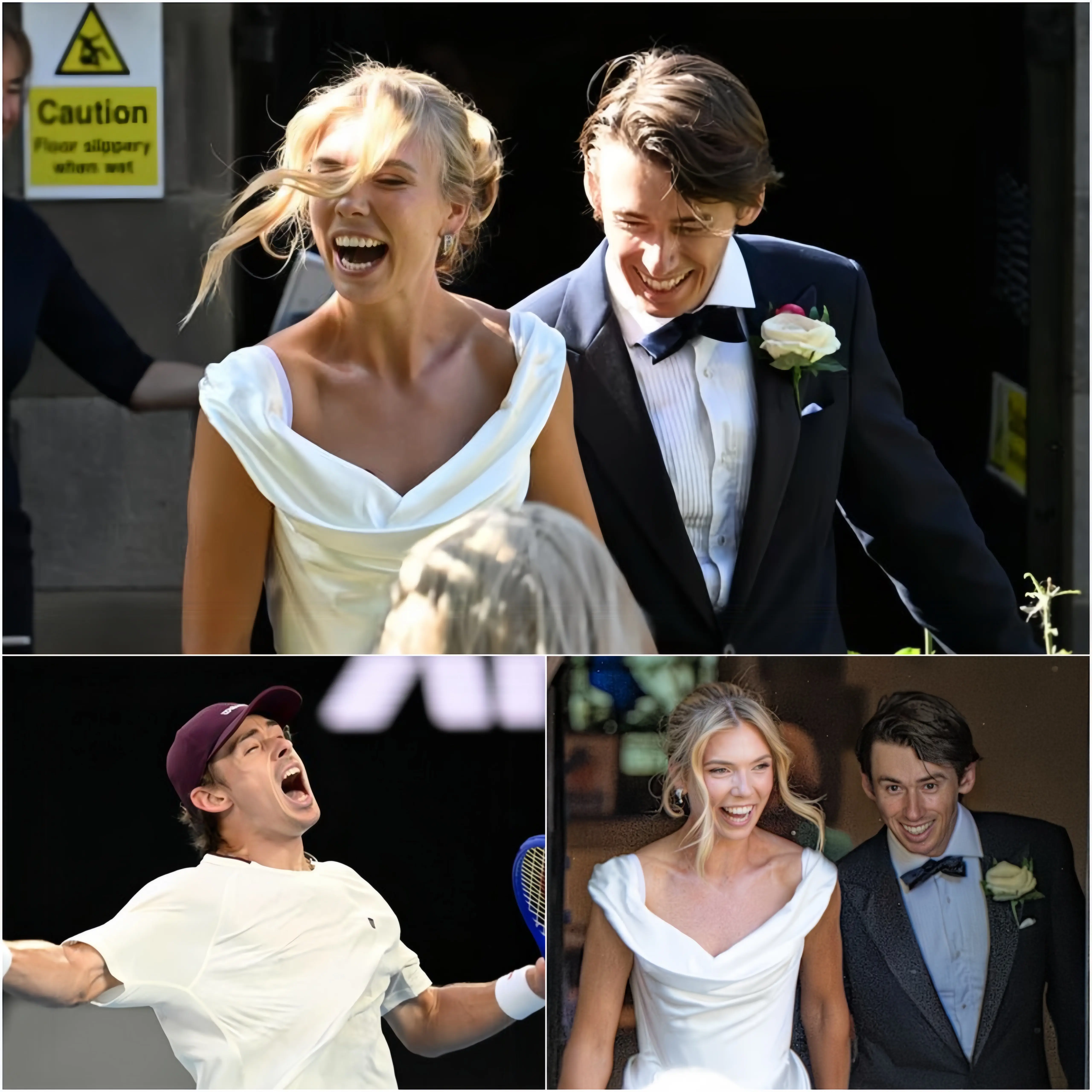Cover Image for “I will be with you until the end of my life”: The sacred vows exchanged in the emotional private wedding of tennis couple Alex de Minaur and Katie Boulter