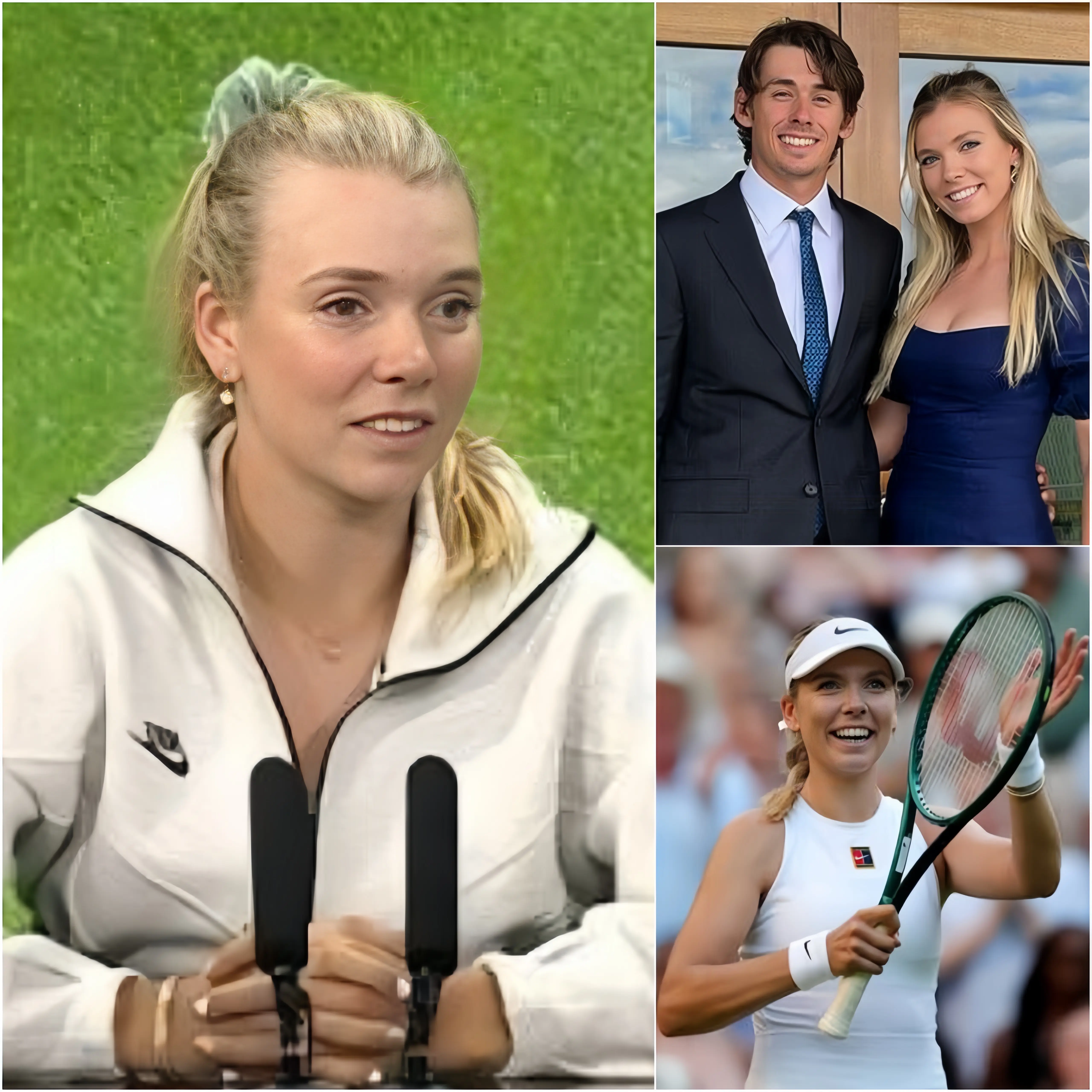 Cover Image for 🚨 “WE WAITED FOR THE RIGHT TIME… AND IT FINALLY CAME.” Alex de Minaur and Katie Boulter stunned the world with their surprise announcement at their private wedding