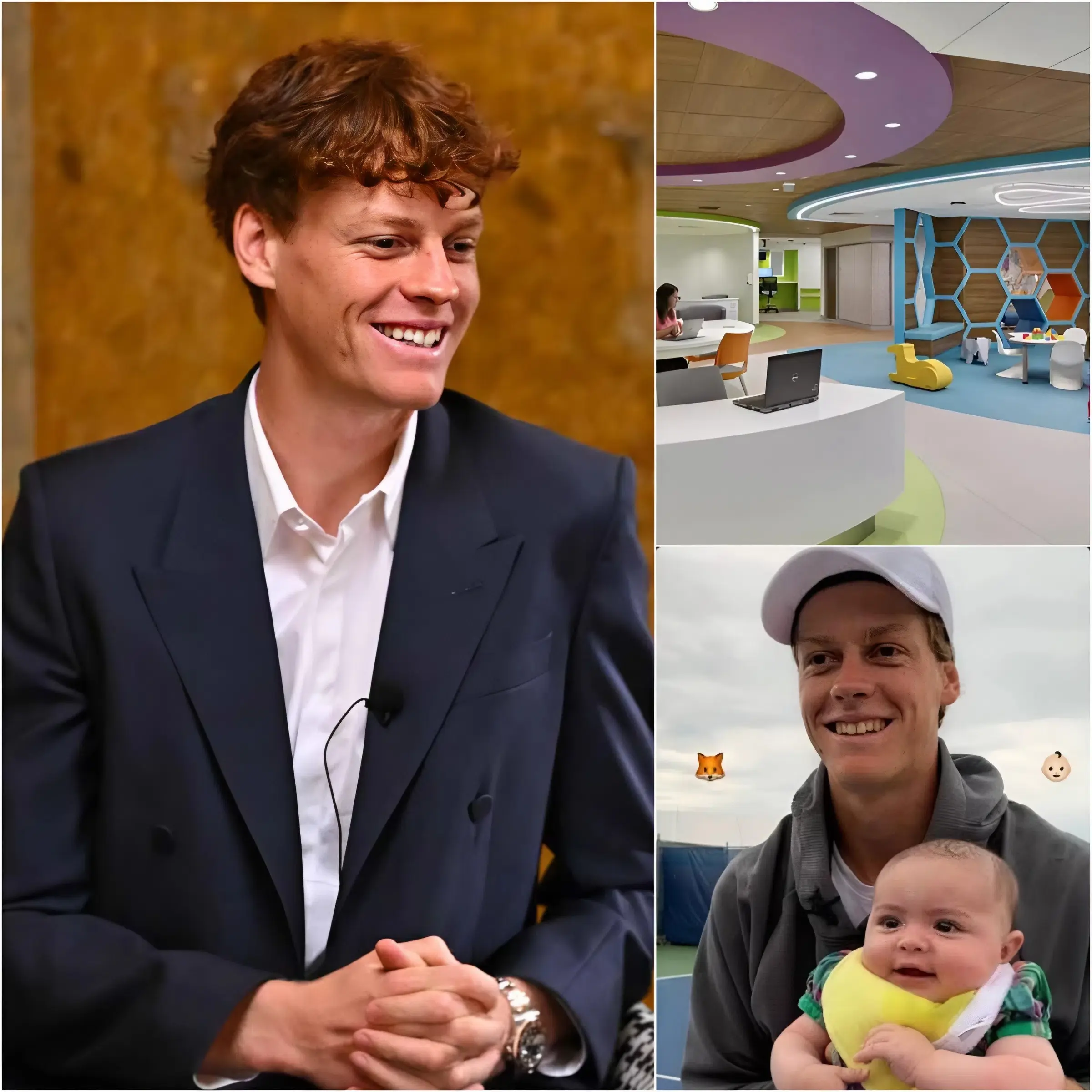 Cover Image for 🔥”I will never forget where I was born.” Unexpectedly, at 4 a.m., in the biting cold, Jannik Sinner donated half of his Wimbledon winnings to charity.